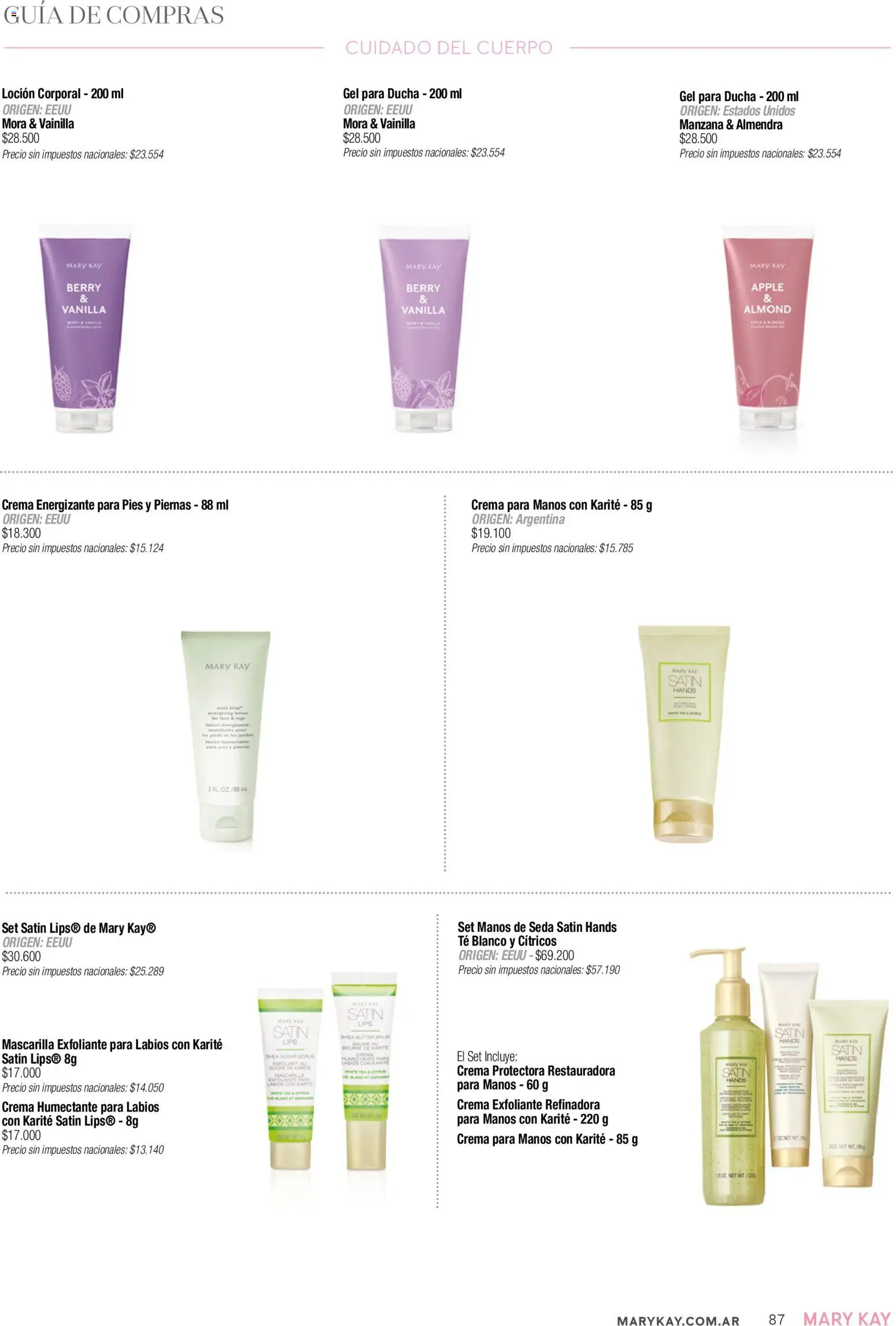 Mary Kay catálogo │ válido desde el 02.01.2026 | Página: 87 | Productos: Mascarilla, Almendra, Té, Crema