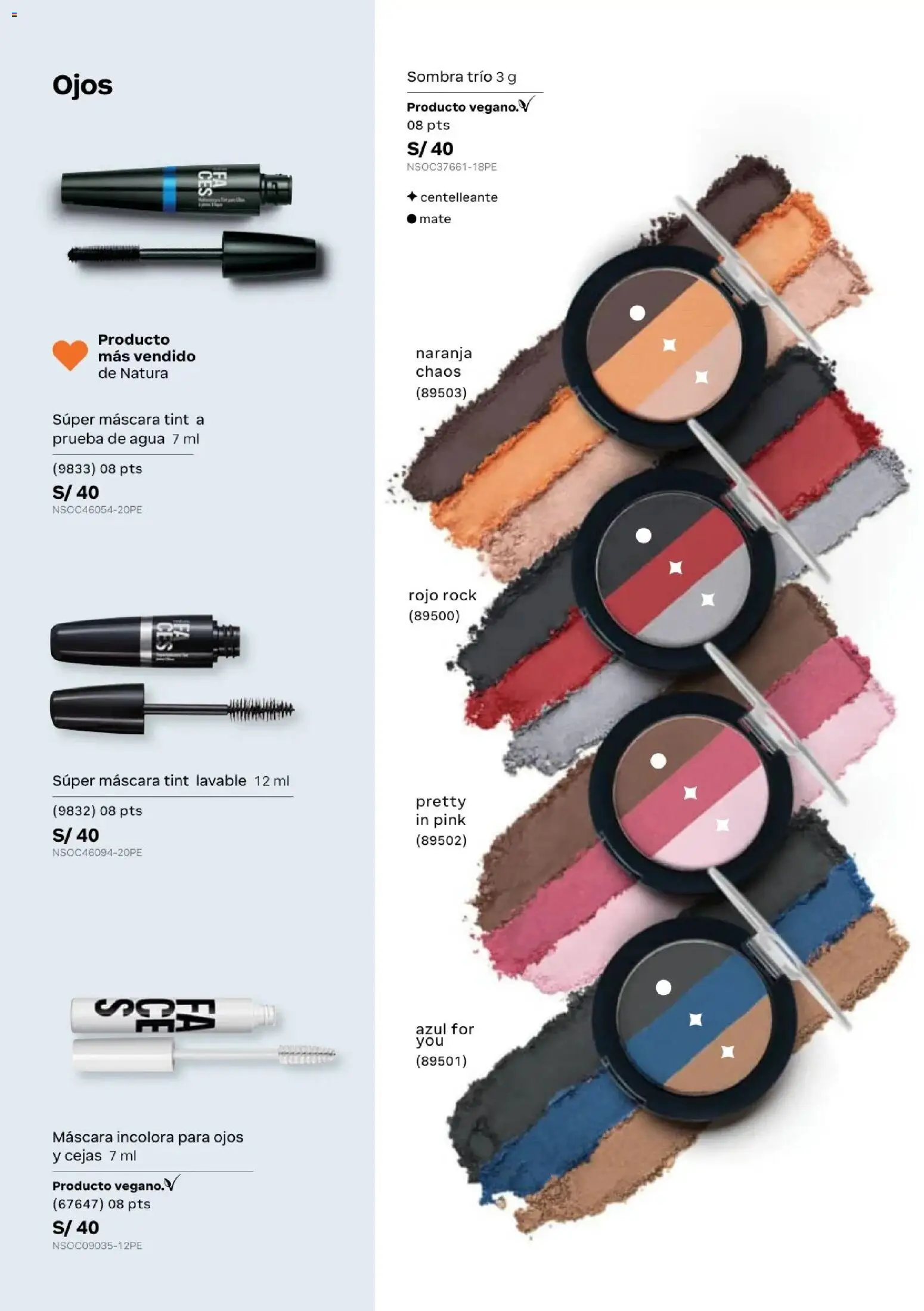 Catálogo Natura válido desde 31.03.2026 | Página: 80 | Productos: Máscara