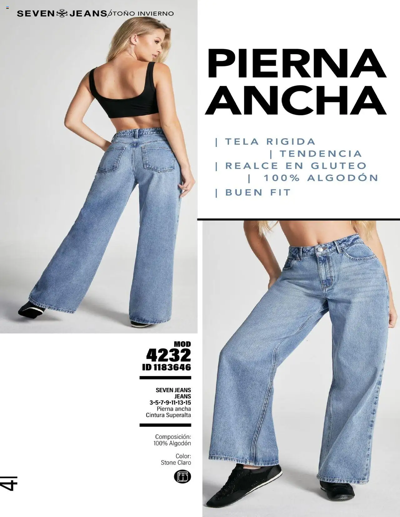 Nuevas ofertas de Price Shoes válidas en toda la República Mexicana desde el 23.07.2025. ¡Encuentra las mejores ofertas en Price Shoes - Catálogo Seven Jeans! | Página: 4 | Productos: Algodón