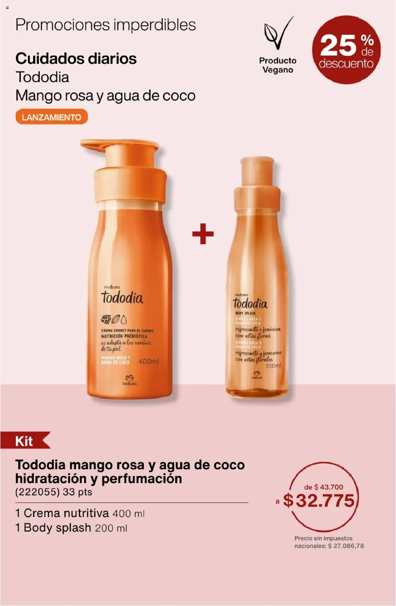 Natura - Catálogo Ciclo 15 │ válido desde el 01.10.2025 | Página: 31 | Productos: Body, Agua, Mango, Crema