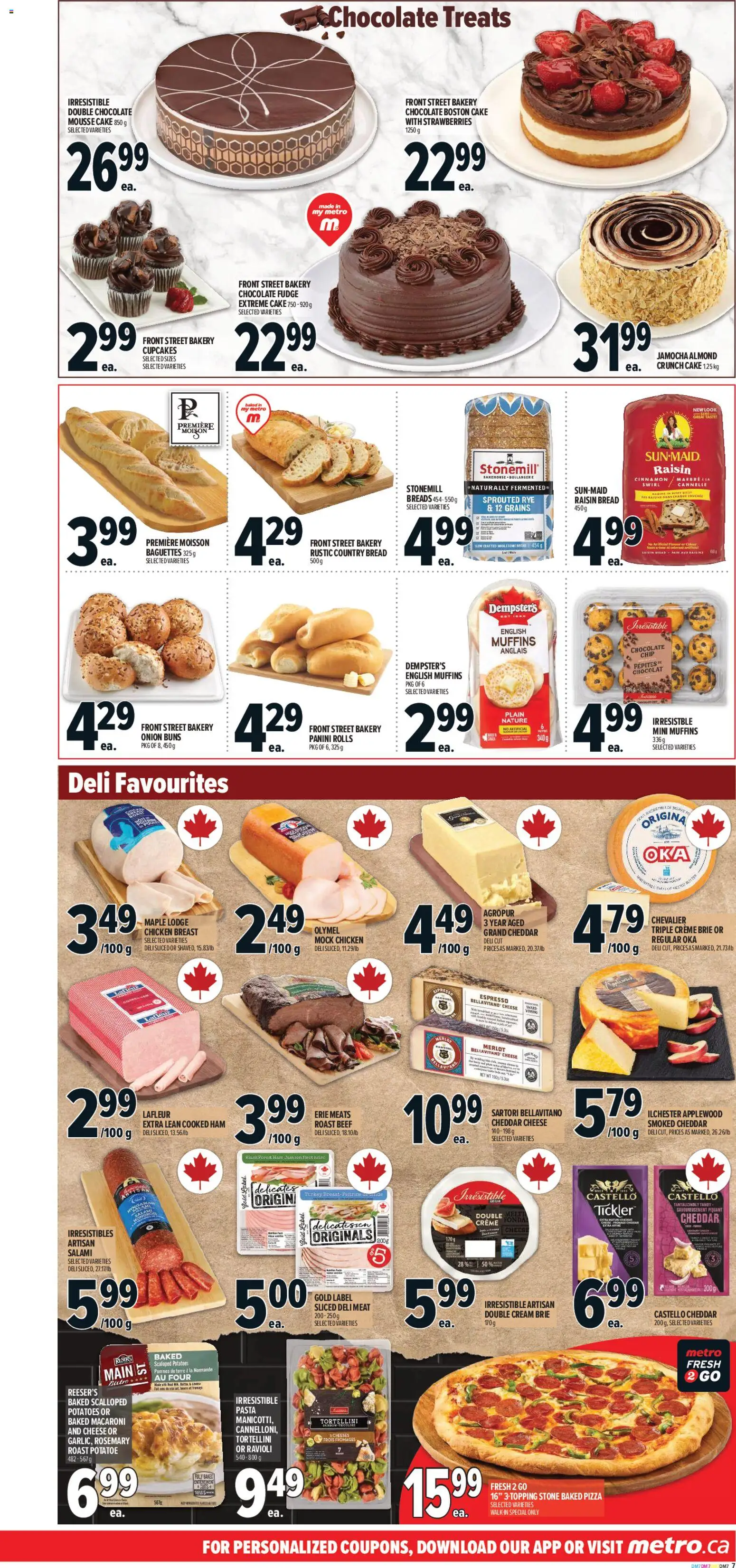 Metro flyer valid from 29.01.2026 | Page: 9 | Products: Bakery, Salami, Ham, Pizza