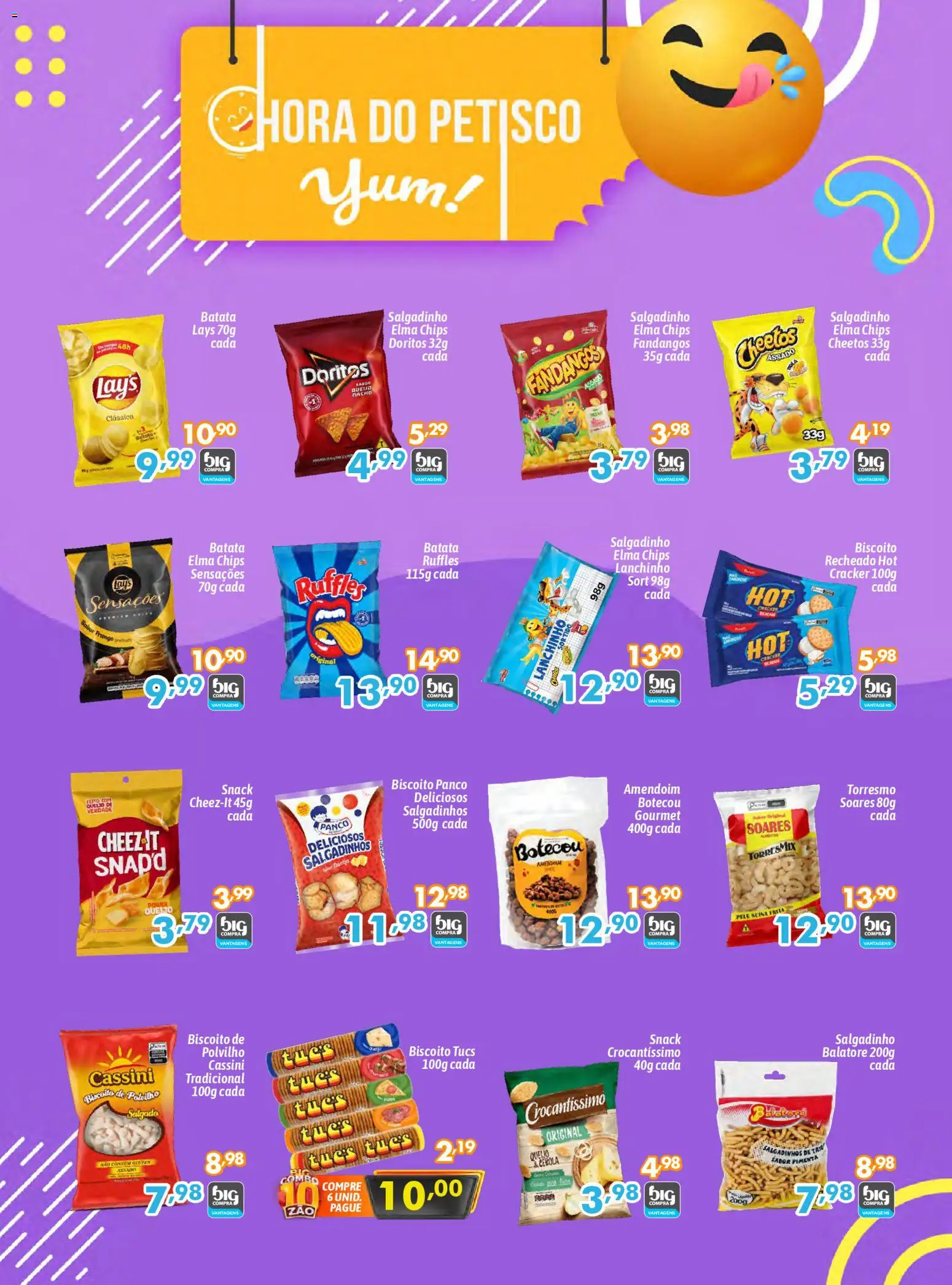 Big Compra Folheto - válido de 07.01.2026 | Página: 8 | Produtos: Polvilho, Elma Chips, Queijo, Salgadinhos