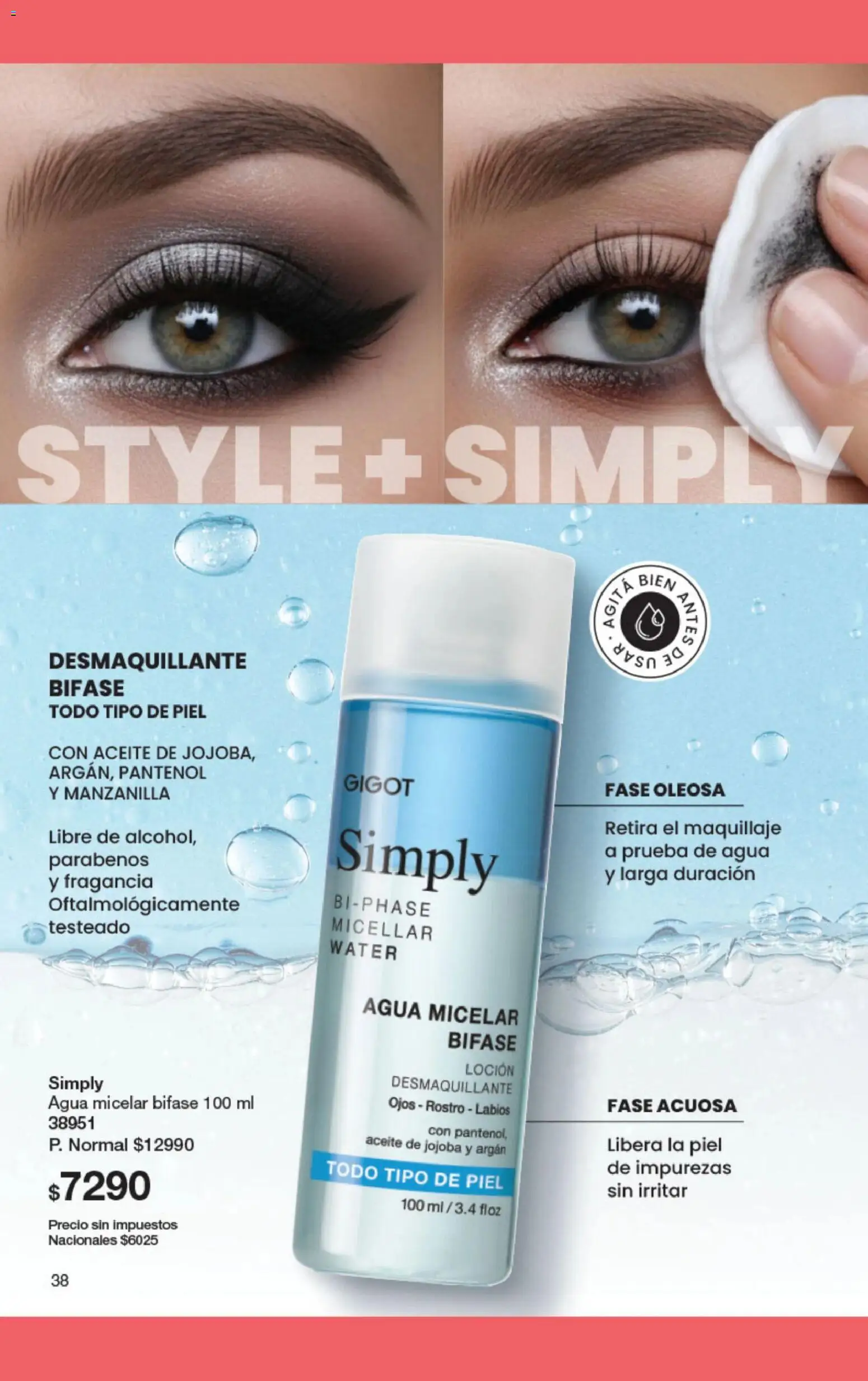 Gigot - CAMPAÑA 03 │ válido desde el 01.03.2026 | Página: 54 | Productos: Fragancia, Aceite, Desmaquillante, Agua