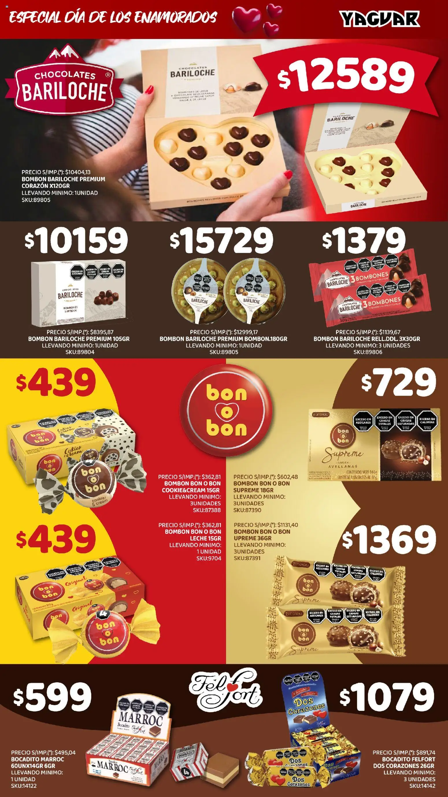 Yaguar - Ahorro que enamora  │ válido desde el 05.02.2026 | Página: 2 | Productos: Bombones, Leche