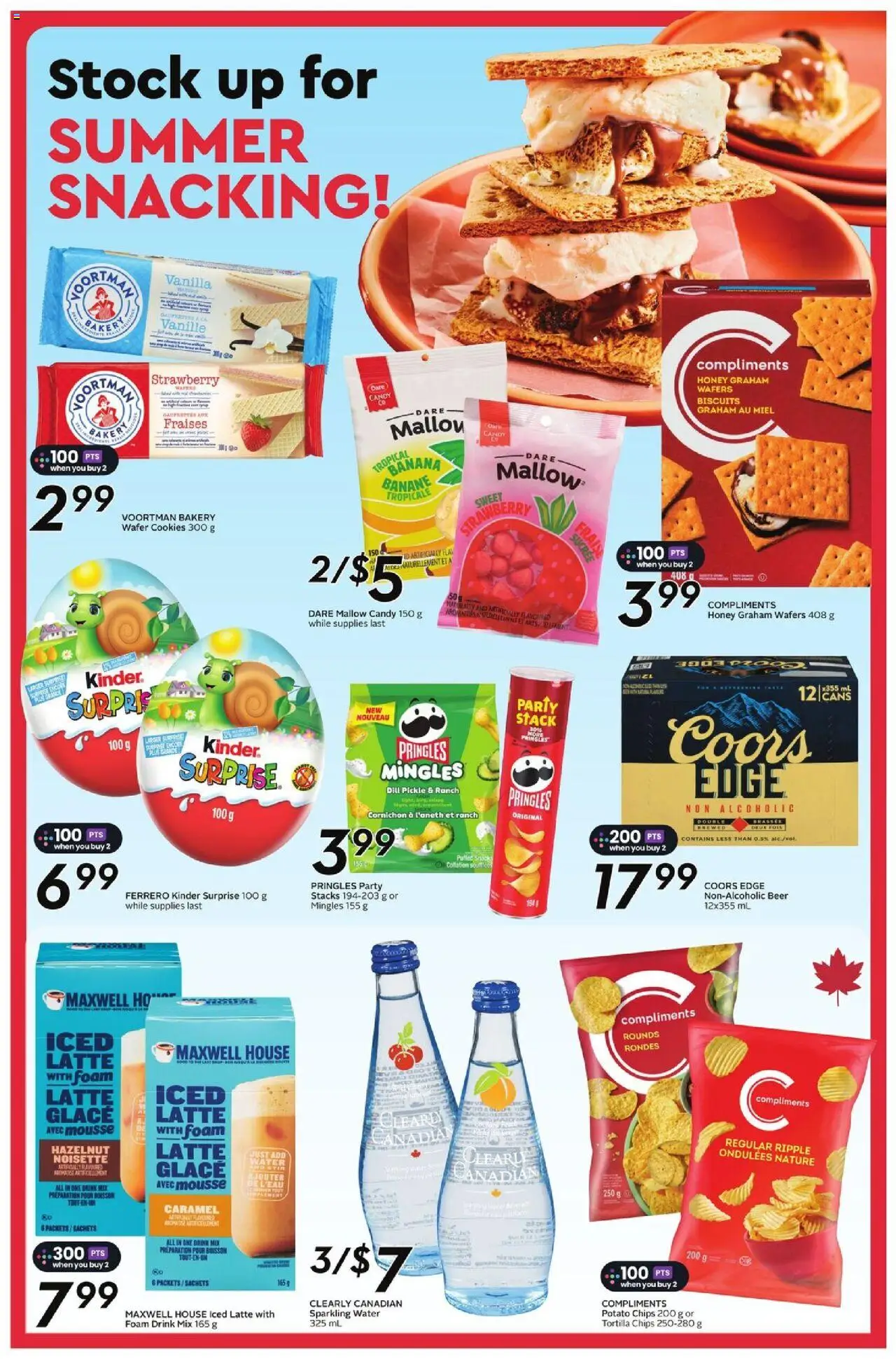 Safeway flyer valid from 19.06.2025 | Page: 17 | Products: Chips, Cookies, Bakery, Beer