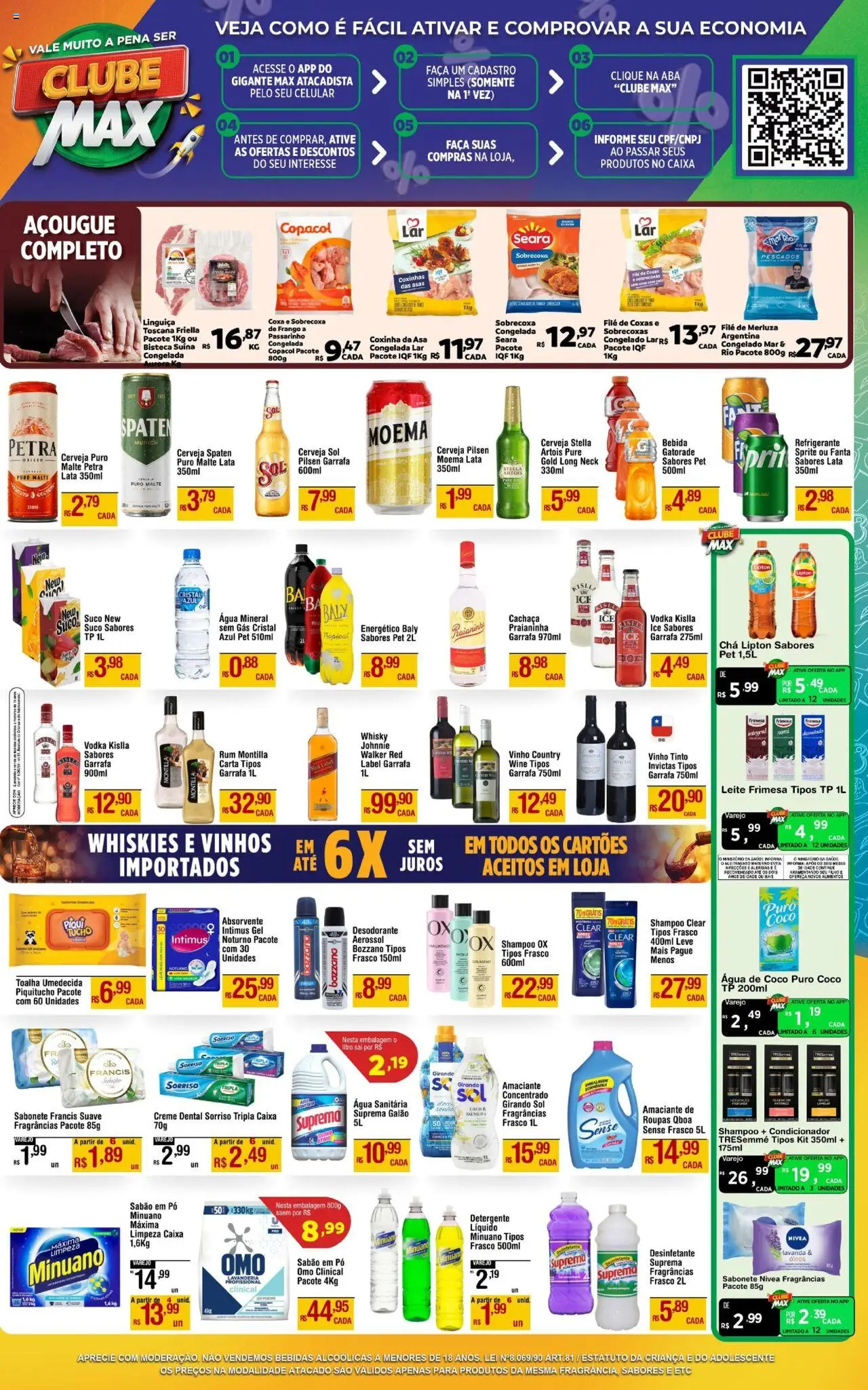 Max Atacadista Folheto - válido de 15.09.2025 | Página: 3 | Produtos: Desodorante, Vinho, Chá, Água sanitária