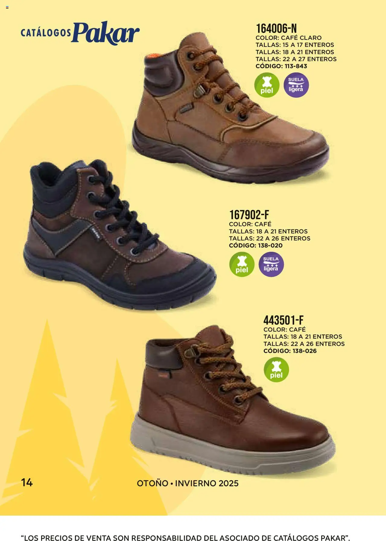 Nuevas ofertas de SC Pakar válidas en toda la República Mexicana desde el 24.07.2025. ¡Encuentra las mejores ofertas en SC Pakar - Catálogo Audaz otoño / invierno! | Página: 14 | Productos: Café