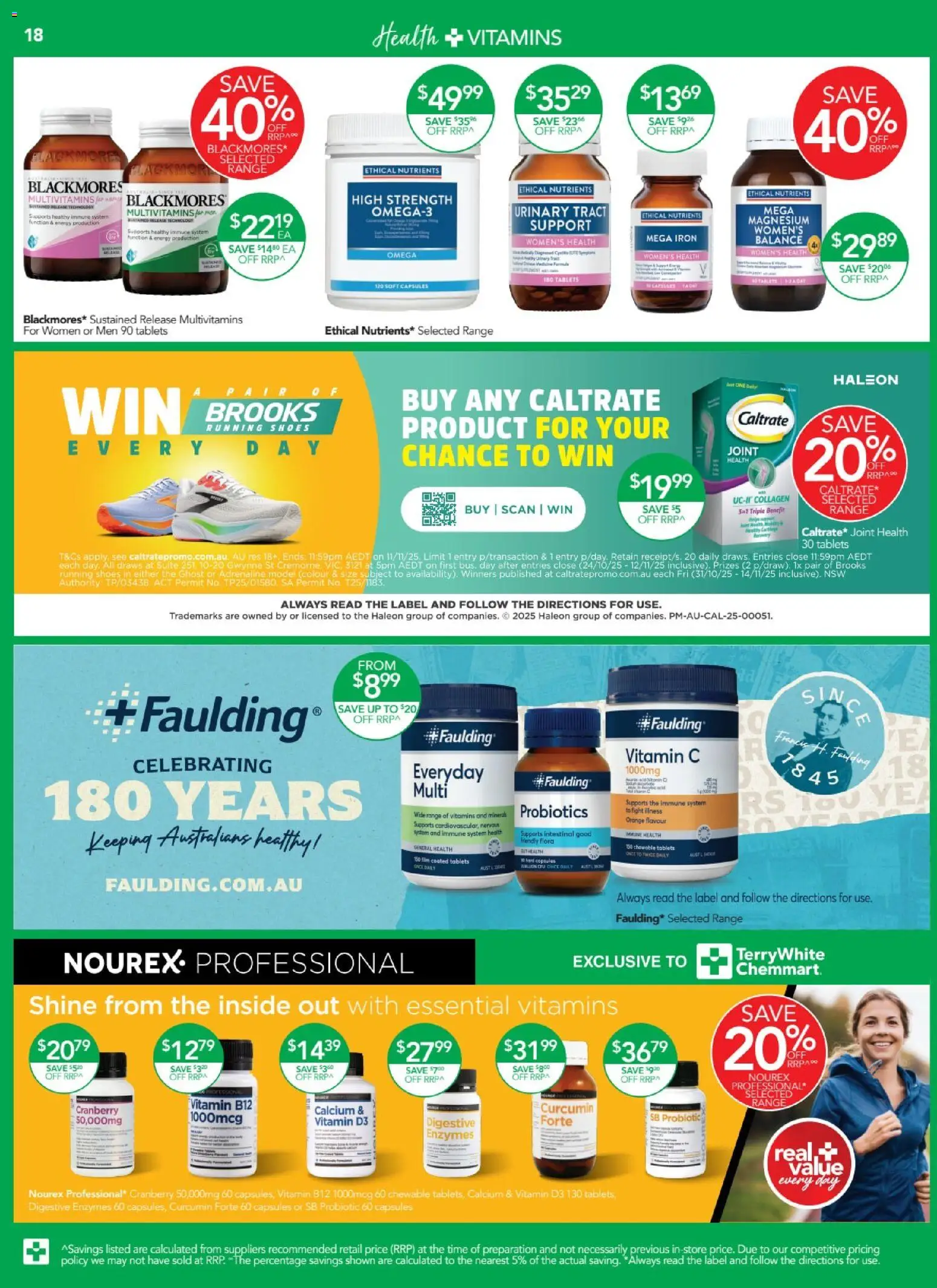 Terry White catalogue - valid from 23.10.2025 | Page: 20 | Products: Running shoes, Nutrients, Iron, Tablets