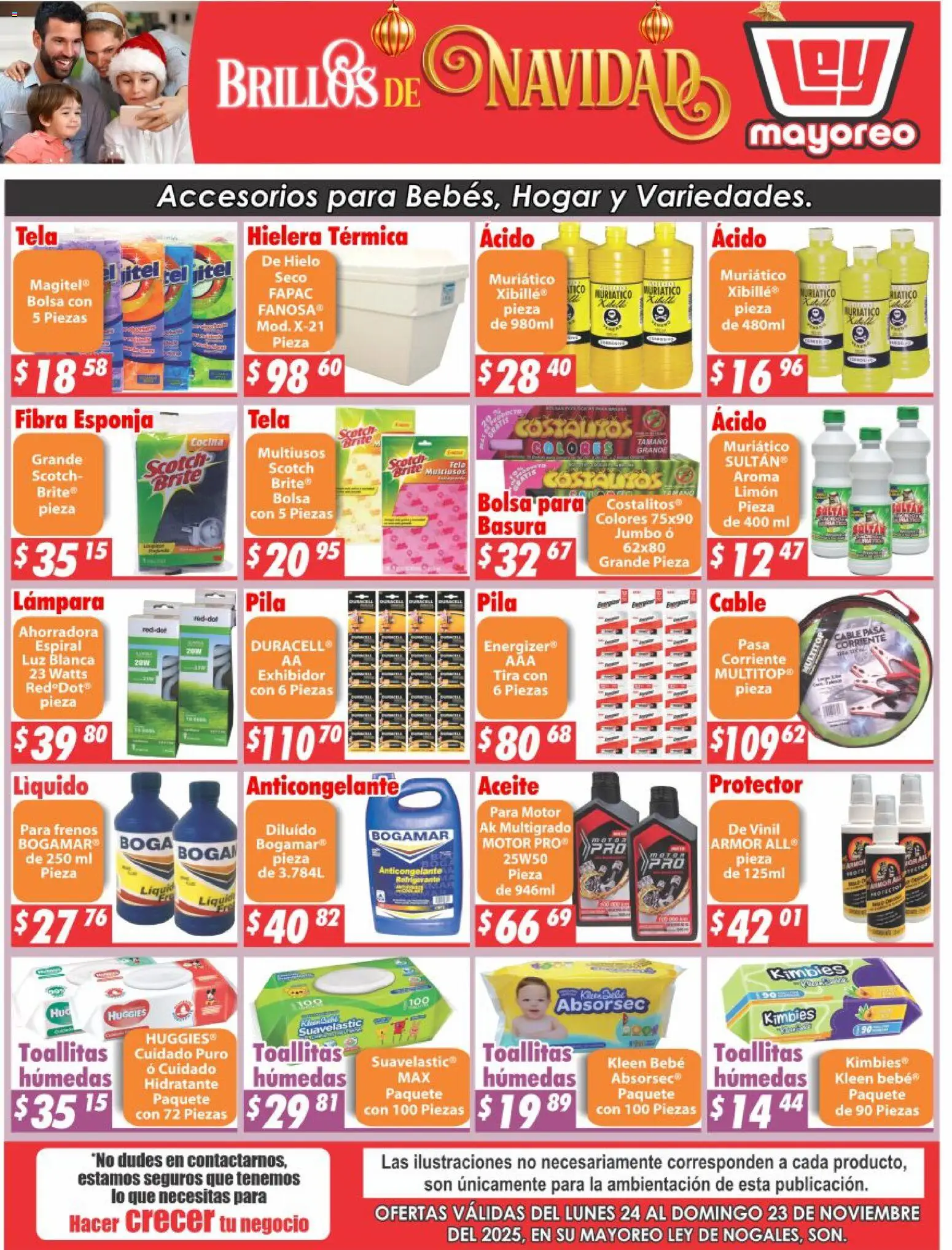 Nuevas ofertas de Casa Ley válidas en toda la República Mexicana desde el 24.11.2025. ¡Encuentra las mejores ofertas en Casa Ley folleto Nogales! | Página: 2 | Productos: Bolsa, Esponja, Hielera, Cable