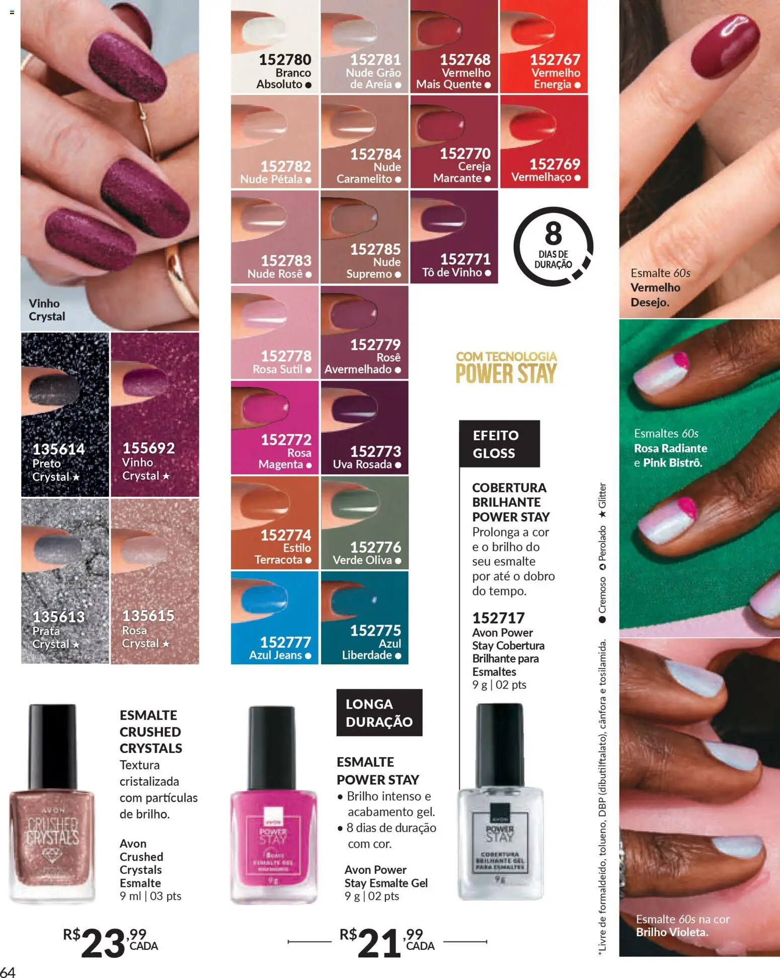 Avon Folheto - válido de 06.01.2026 | Página: 64 | Produtos: Cereja, Areia, Vinho, Jeans