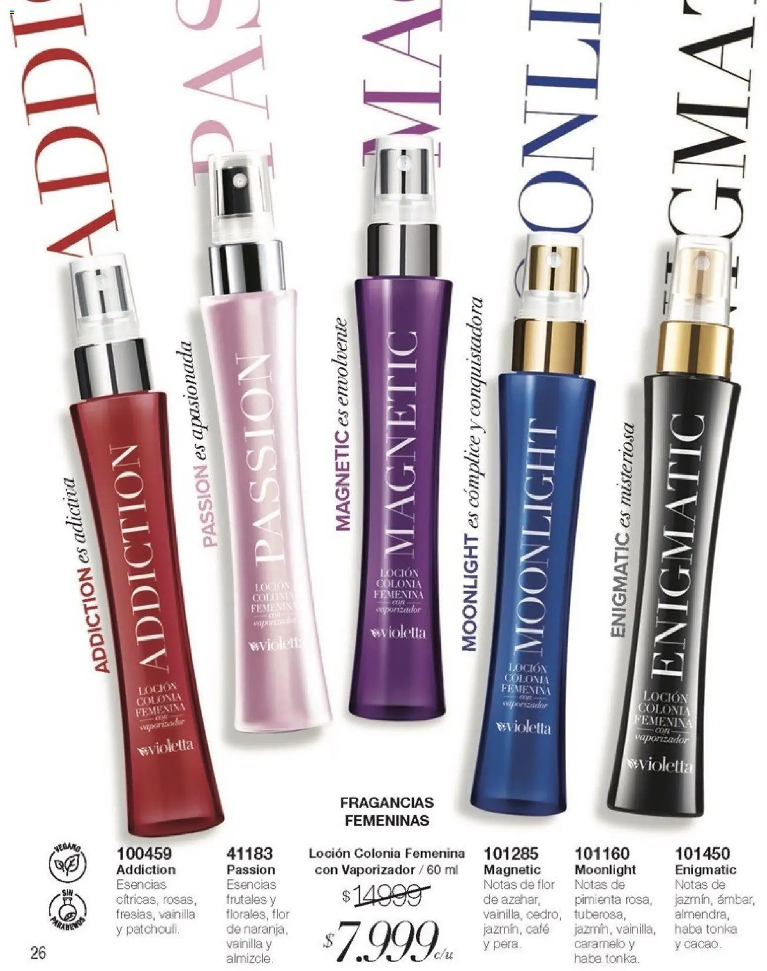 Violetta catálogo │ válido desde el 01.12.2025 | Página: 26 | Productos: Loción, Pimienta, Café, Esencias