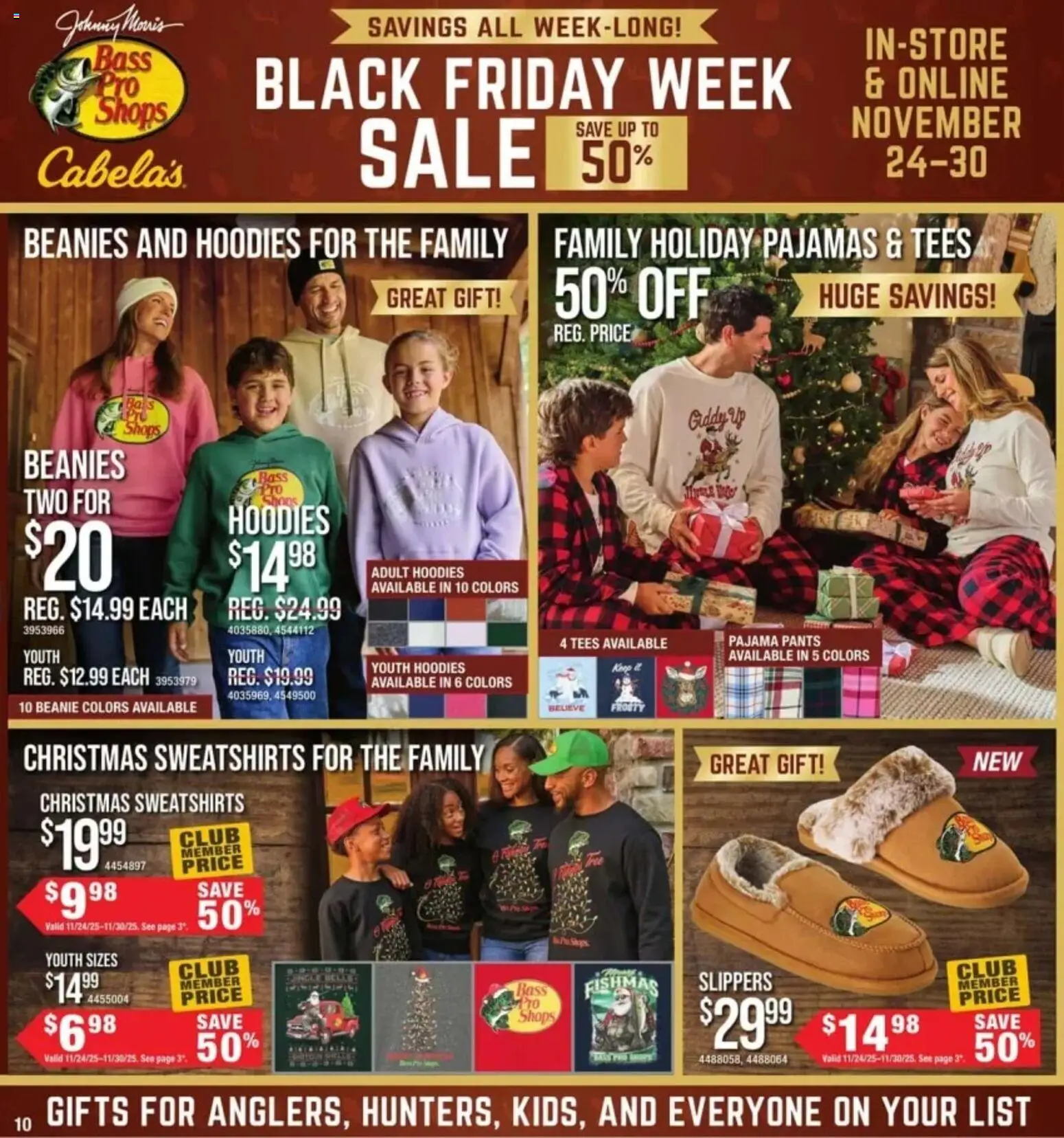 Cabela's Black Friday - valid from 24.11.2025 | Page: 10 | Products: Pants, Pajamas, Slippers