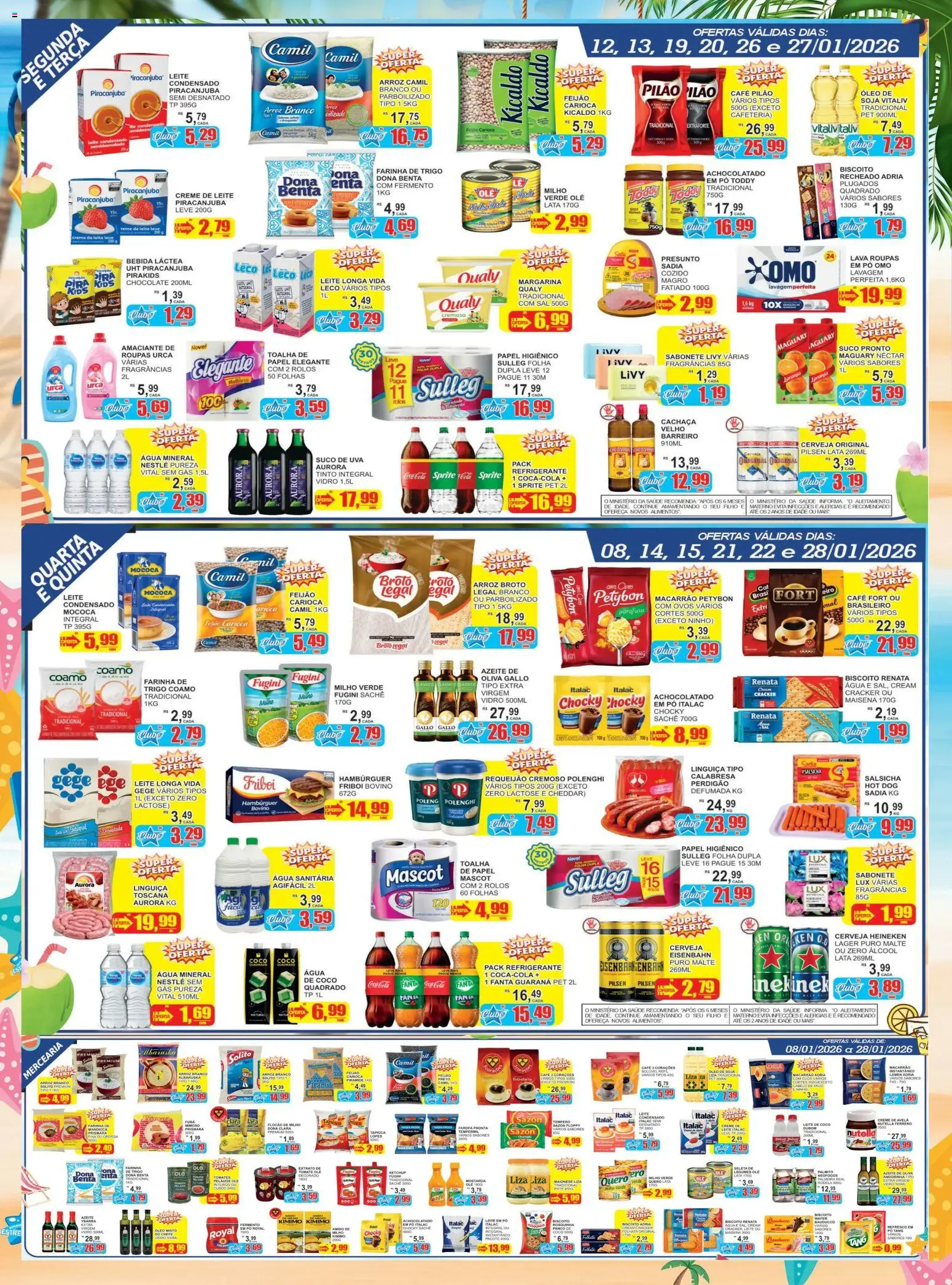 Estrela Azul Folheto - válido de 08.01.2026 | Página: 2 | Produtos: Milho verde, Chocolate, Sabonete, Creme de avelã