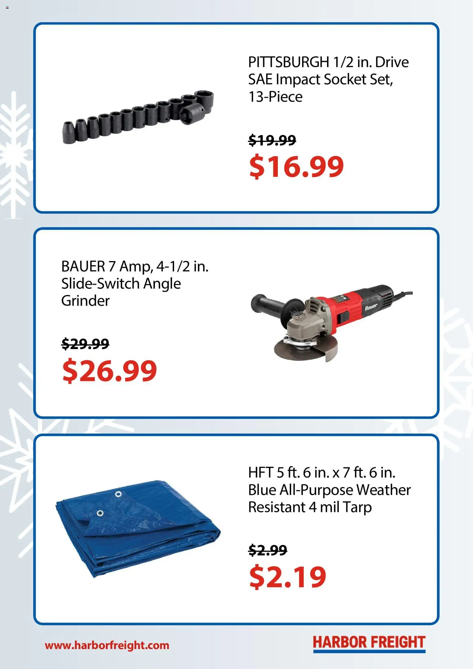 Harbor Freight Early Black Friday - valid from 03.11.2025 | Page: 2 | Products: Socket, Angle Grinder, Grinder