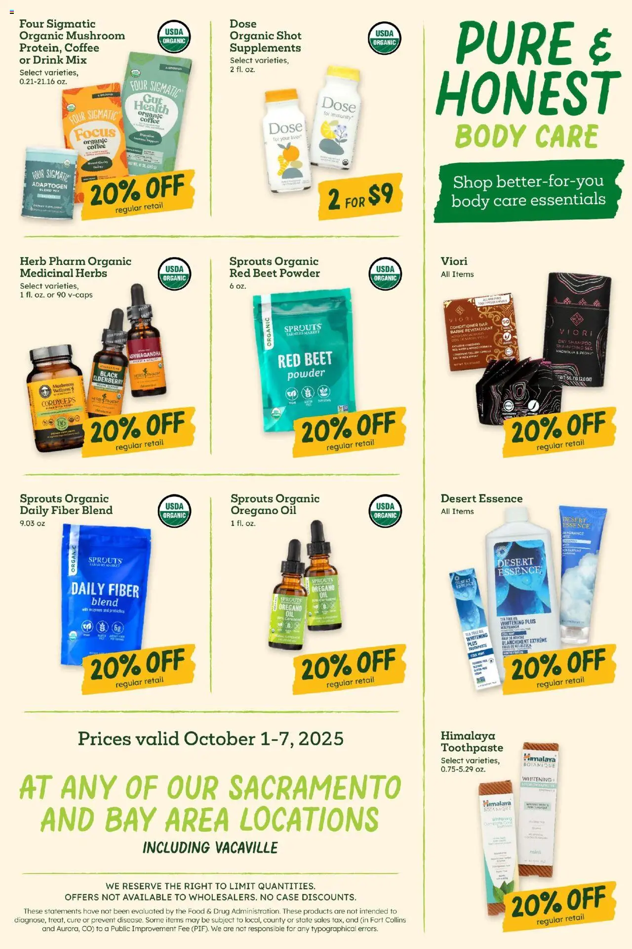 Sprouts Weekly Ad - valid from 01.10.2025 | Page: 11 | Products: Fragrance, Powder, Shampoo, Conditioner