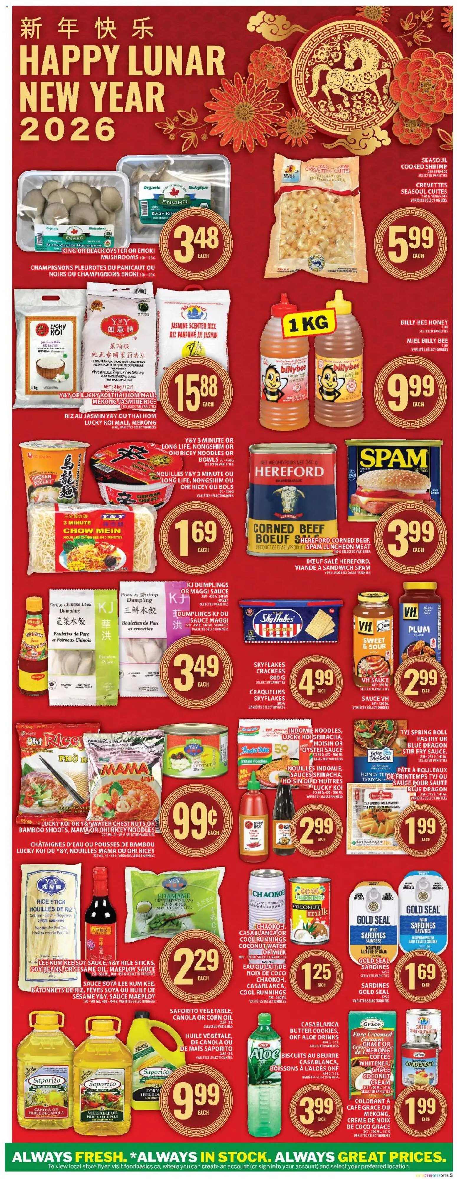 Food Basics flyer valid from 29.01.2026 | Page: 10 | Products: Milk, Butter, Coffee, Chicken