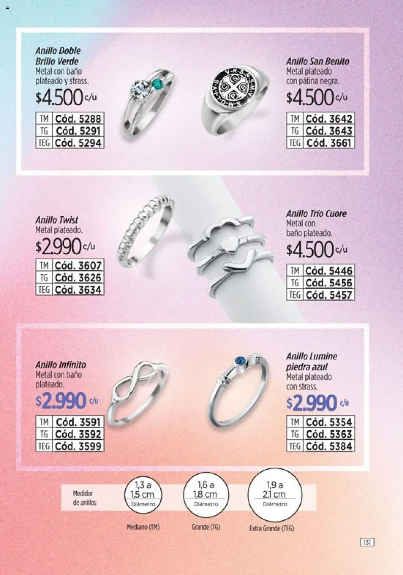 Catálogo Amodil Campaña 12 │ válido desde el 26.06.2025 | Página: 131 | Productos: Anillo, Baño, Brillo