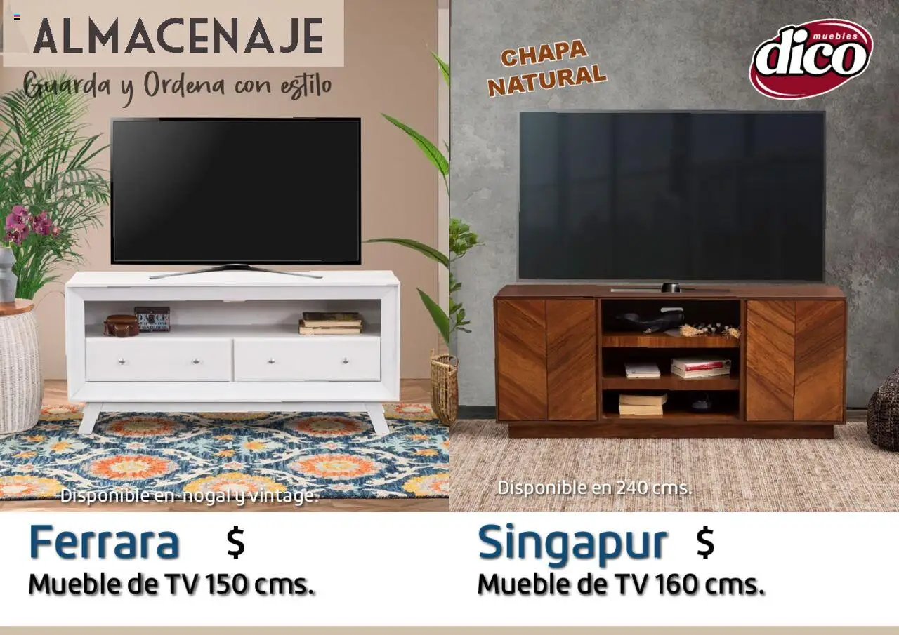 Nuevas ofertas de Muebles Dico válidas en toda la República Mexicana desde el 12.02.2025. ¡Encuentra las mejores ofertas en Muebles Dico catálogo Almacenaje! | Página: 87 | Productos: Chapa