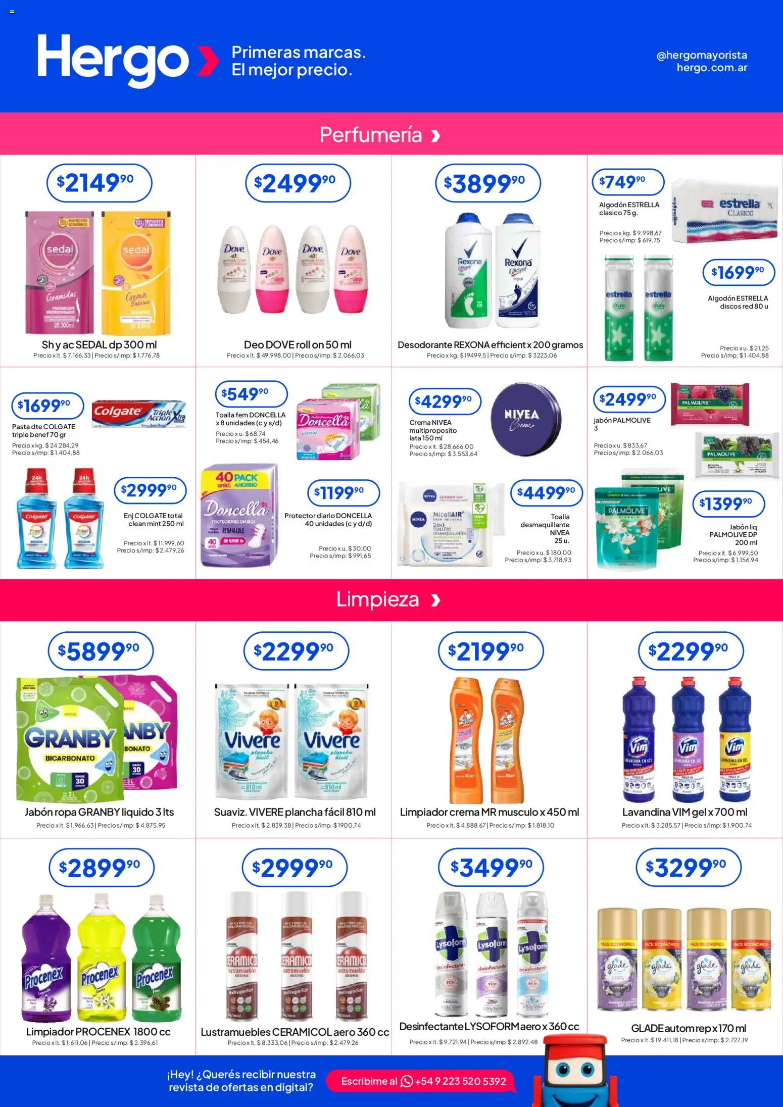 Hergo catálogo │ válido desde el 26.03.2026 | Página: 4 | Productos: Desodorante, Plancha, Pasta, Crema