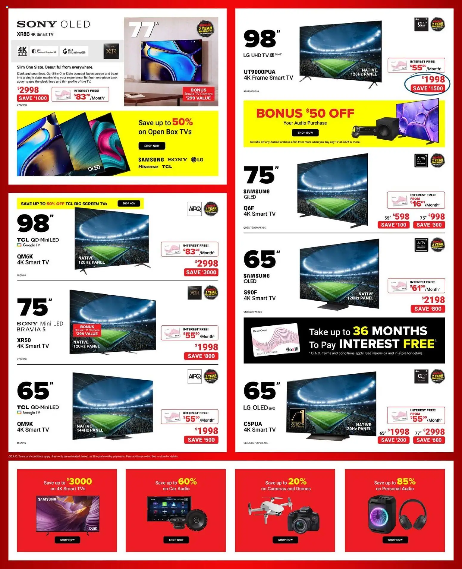 Visions flyer valid from 30.01.2026 | Page: 3 | Products: Tv, Audio, Camera, Box