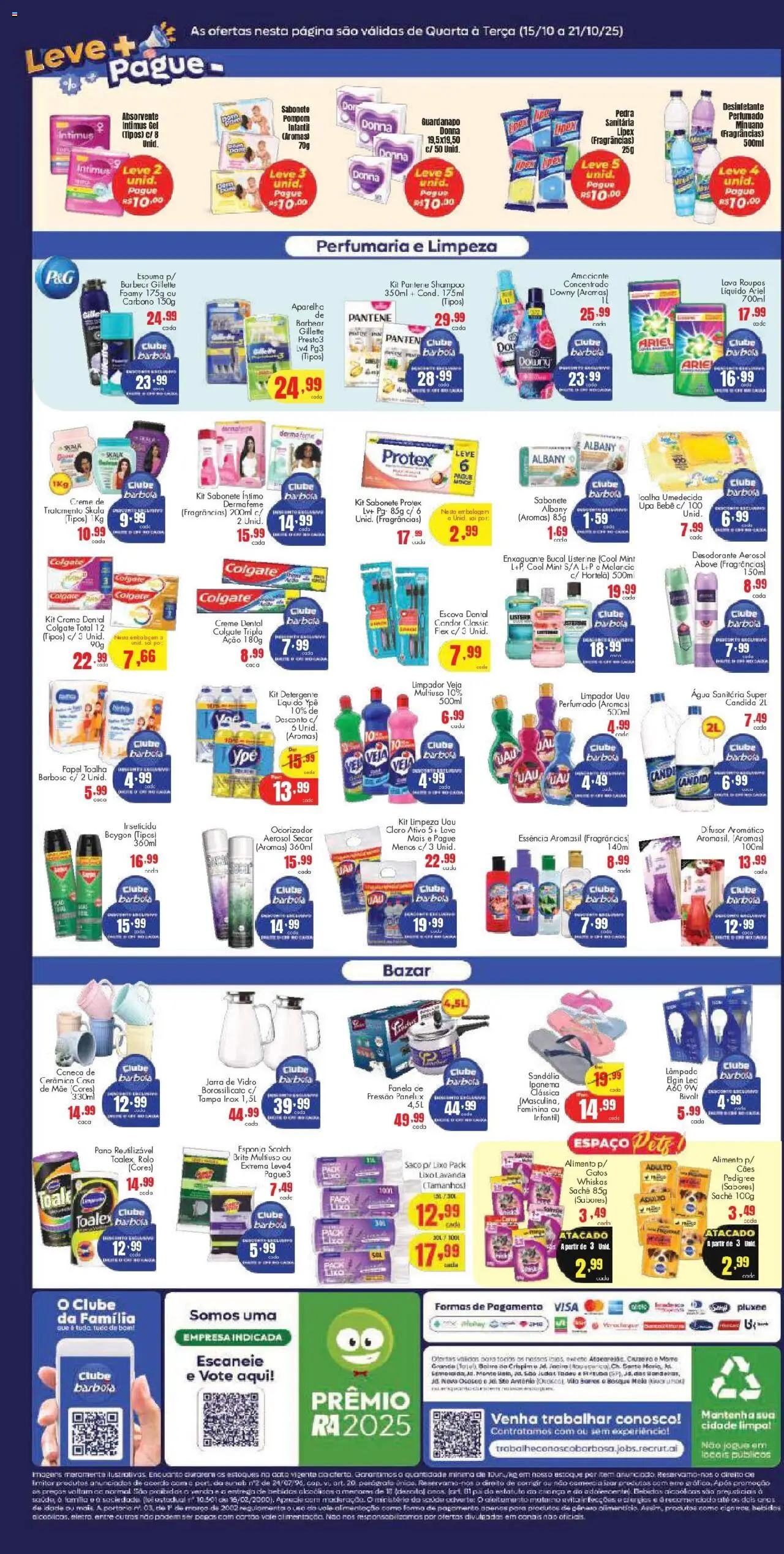 Barbosa Supermercados Folheto - válido de 15.10.2025 | Página: 4 | Produtos: Difusor, Panela, Creme, Amaciante