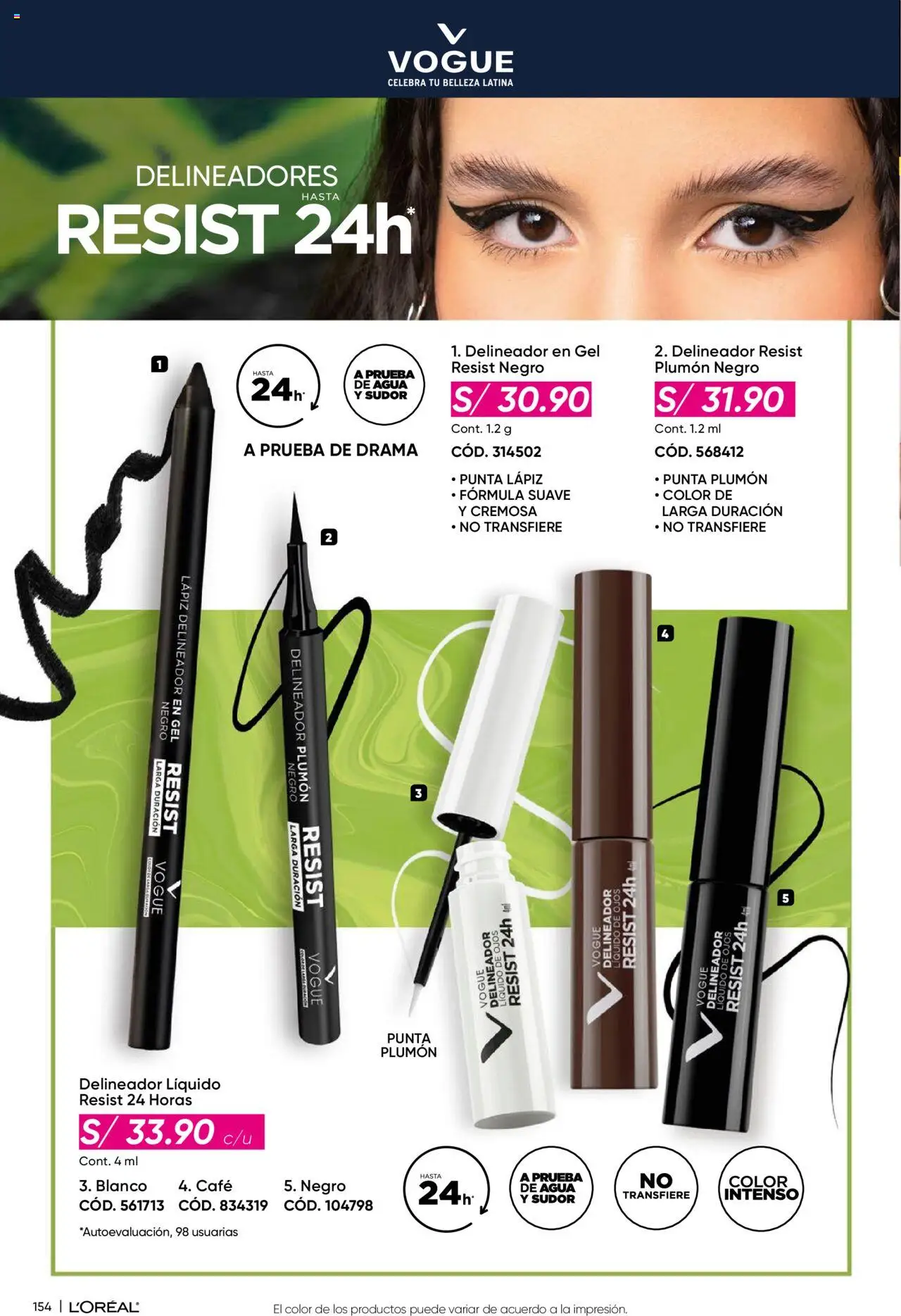 Catálogo Azzorti válido desde 18.08.2025 | Página: 158 | Productos: Delineador, Café