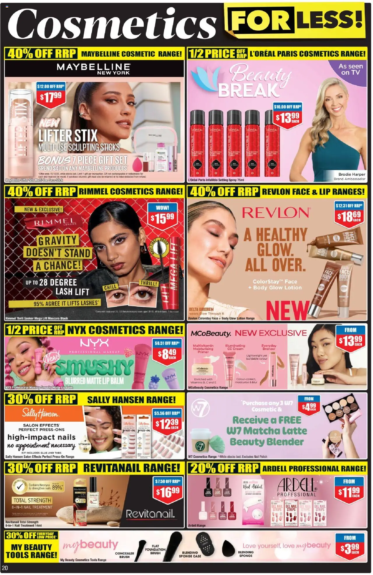 Chemist Warehouse catalogue - valid from 02.10.2025 | Page: 20 | Products: Cc cream, Lotion, Multivitamin, Setting spray