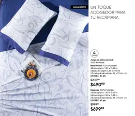 Nuevas ofertas de AVON válidas en toda la República Mexicana desde el 13.09.2025. ¡Encuentra las mejores ofertas en Juego de sábanas Erick, 100% Poliéster. Matrimonial 100% Poliéster. Sábana plana: 1.80 x 2.40 m Sábana de cajón: 1.85 x 2.40 m 2 fundas de almohada: 48 x 70 cm c/u (204053) 42 pts! | Página: 2 | Productos: Juego, Almohada, Sabanas