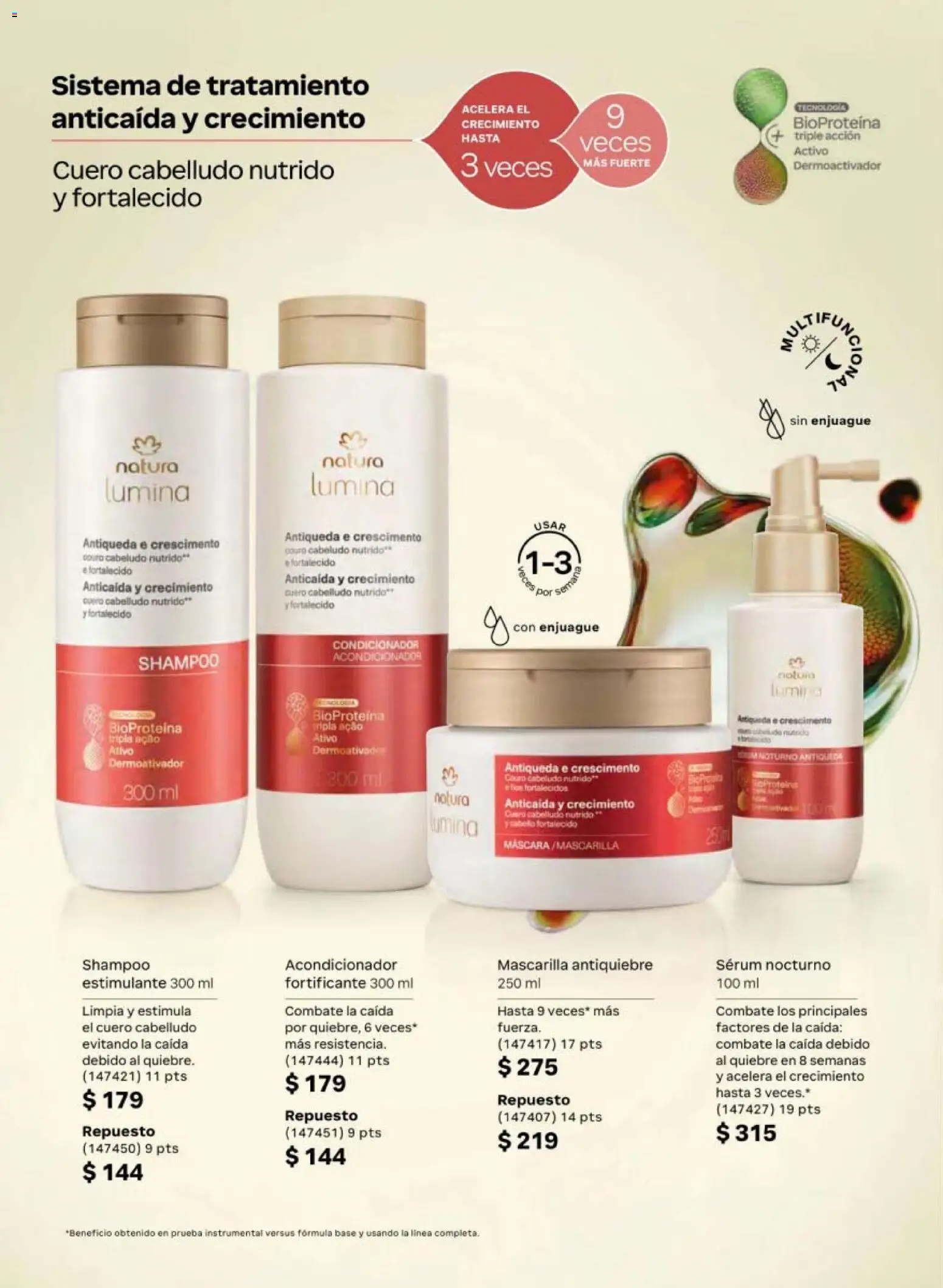 Nuevas ofertas de Natura válidas en toda la República Mexicana desde el 24.04.2026. ¡Encuentra las mejores ofertas en Natura campaña 7 2026! | Página: 140 | Productos: Serum, Máscara, Mascarilla, Acondicionador