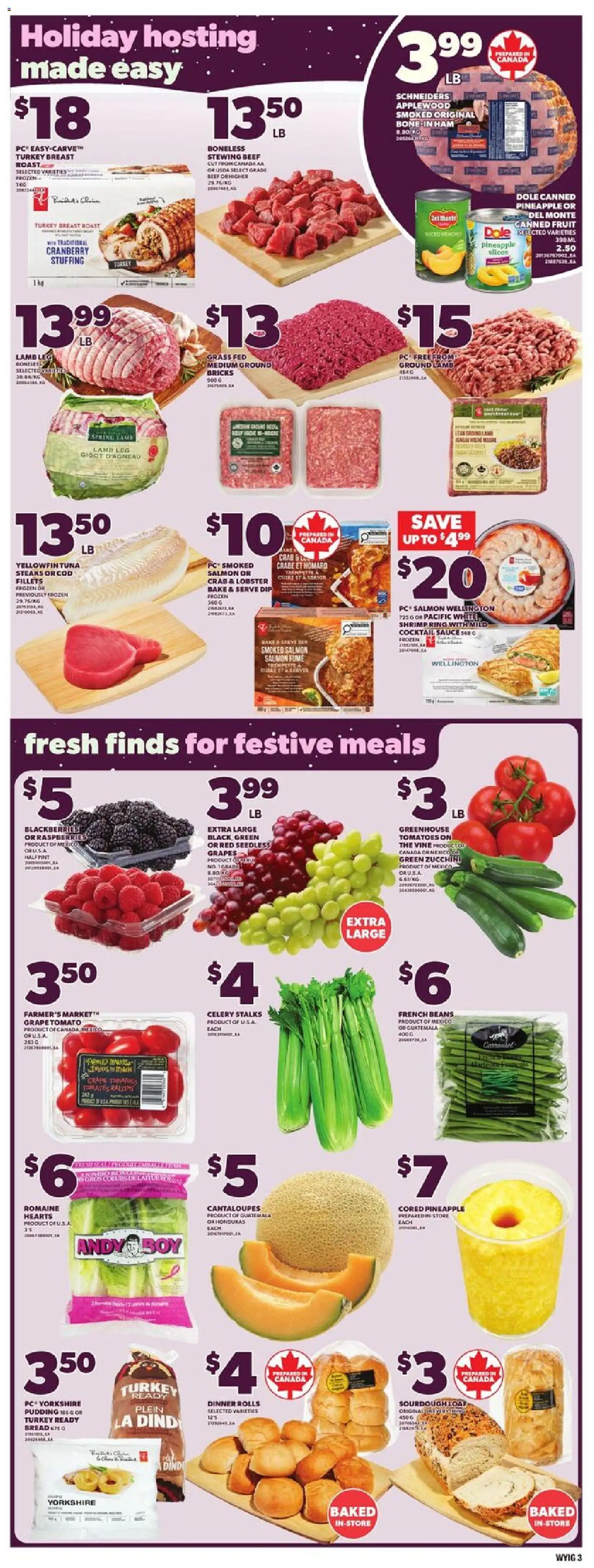 Independent Grocer flyer valid from 18.12.2025 | Page: 6 | Products: Beef, Pineapple, PC, Bread