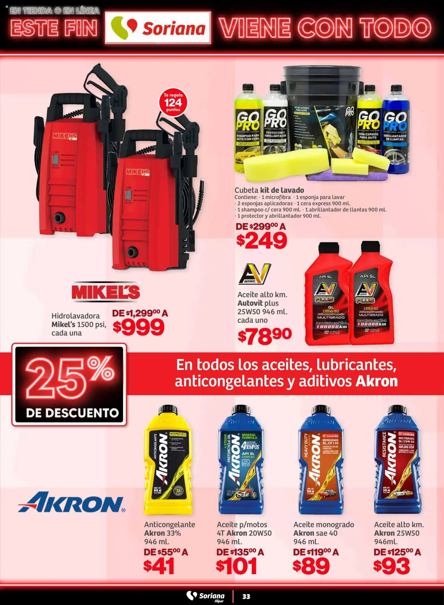 Nuevas ofertas de Soriana válidas en toda la República Mexicana desde el 05.11.2025. ¡Encuentra las mejores ofertas en Soriana - Este fin Soriana viene con todo Súper Nacional! | Página: 33 | Productos: Esponja, Aceite, Cera, Té