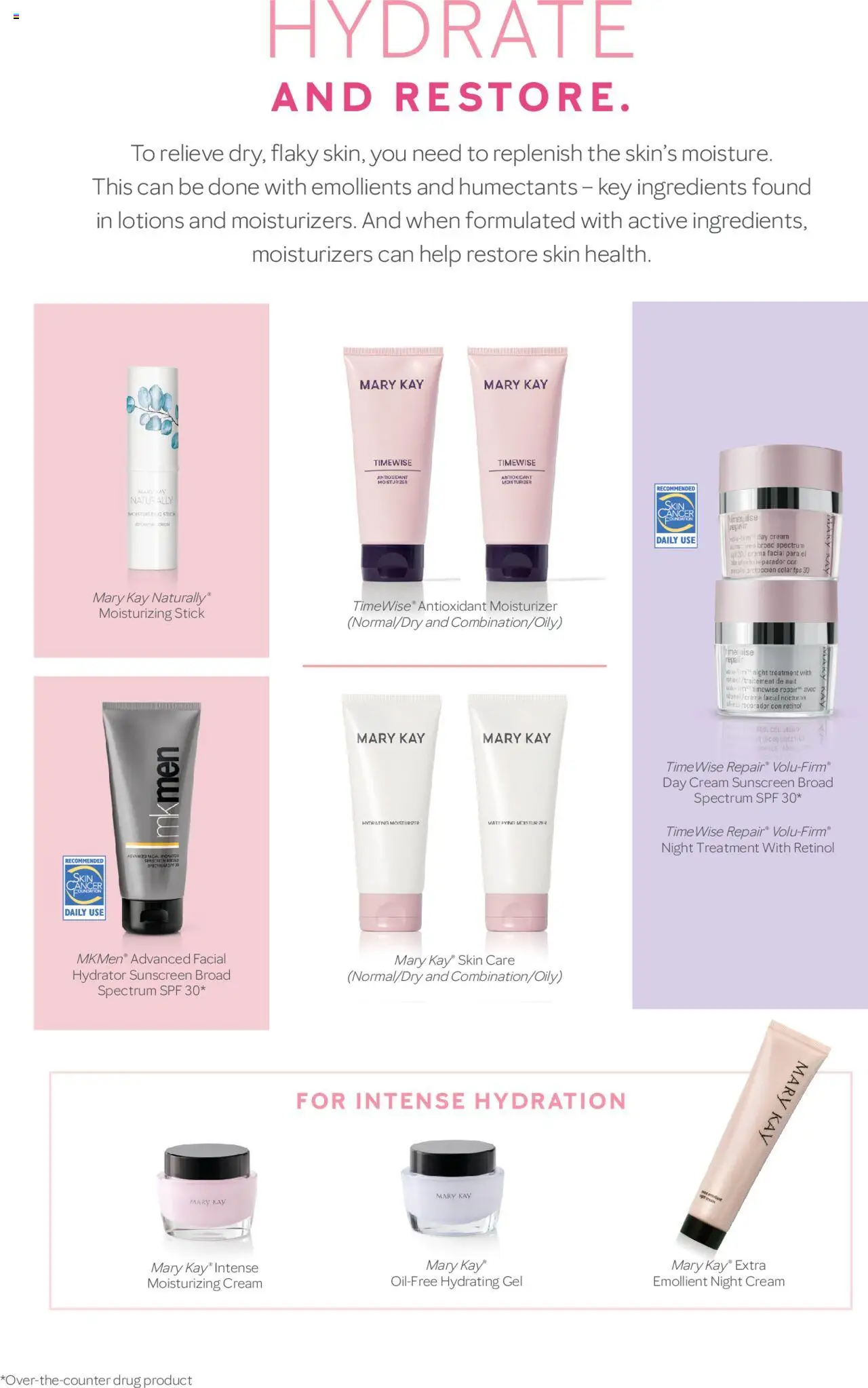 Mary Kay Skincare 101 - valid from 16.11.2024 | Page: 28 | Products: Night Cream, Sunscreen, Cream