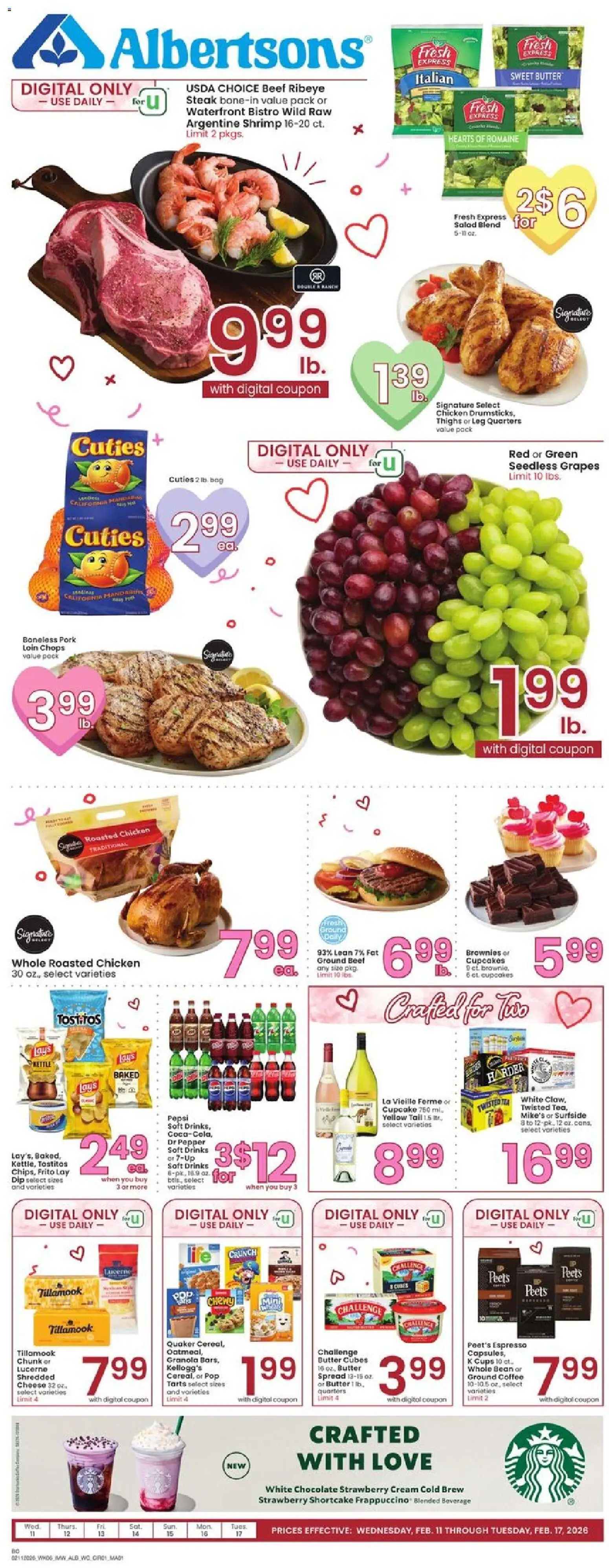 Albertsons Weekly Ad - valid from 11.02.2026 | Page: 1