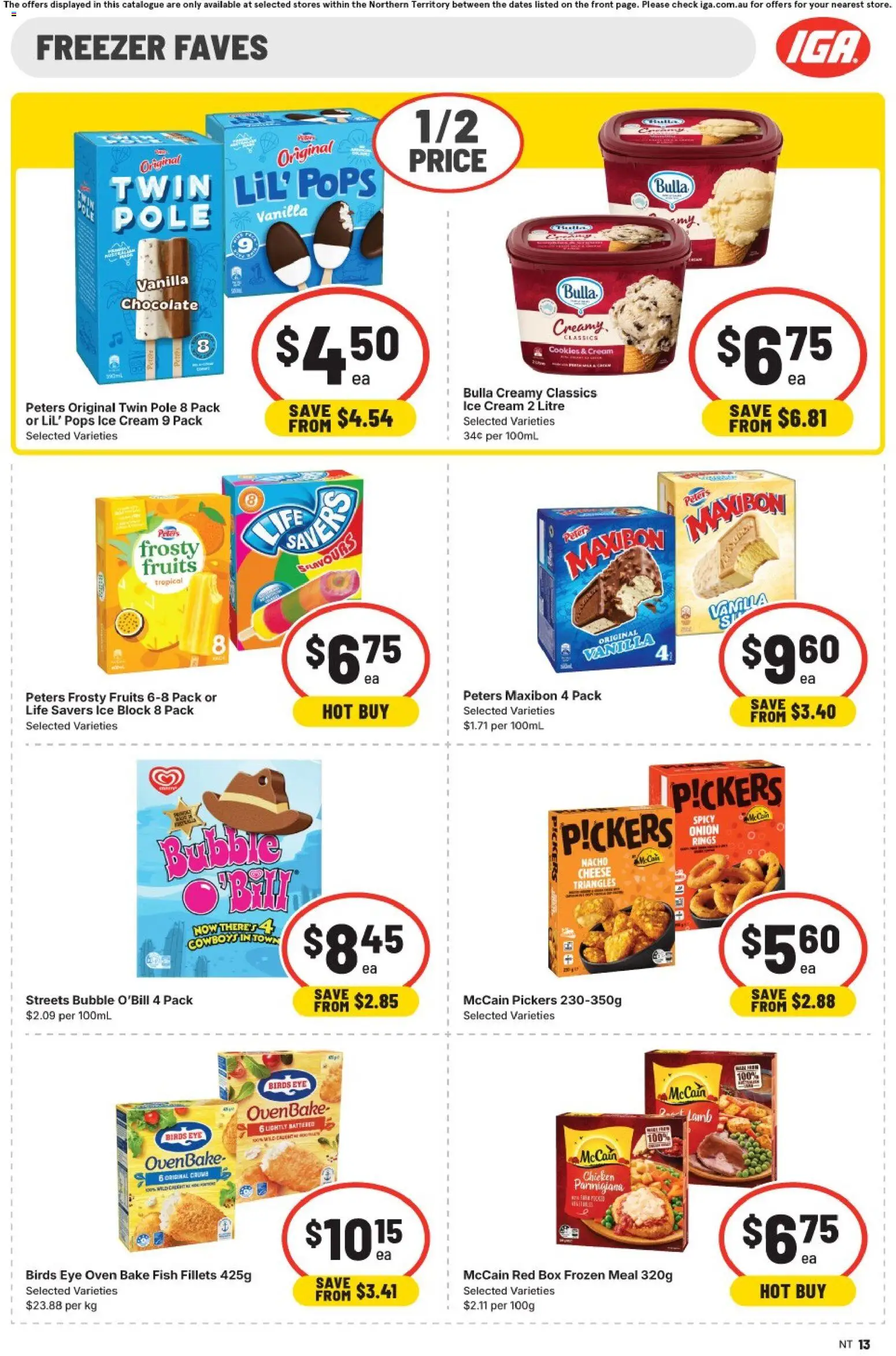 IGA catalogue - valid from 07.01.2026 | Page: 13 | Products: Crackers, Oil, Beef, Peach