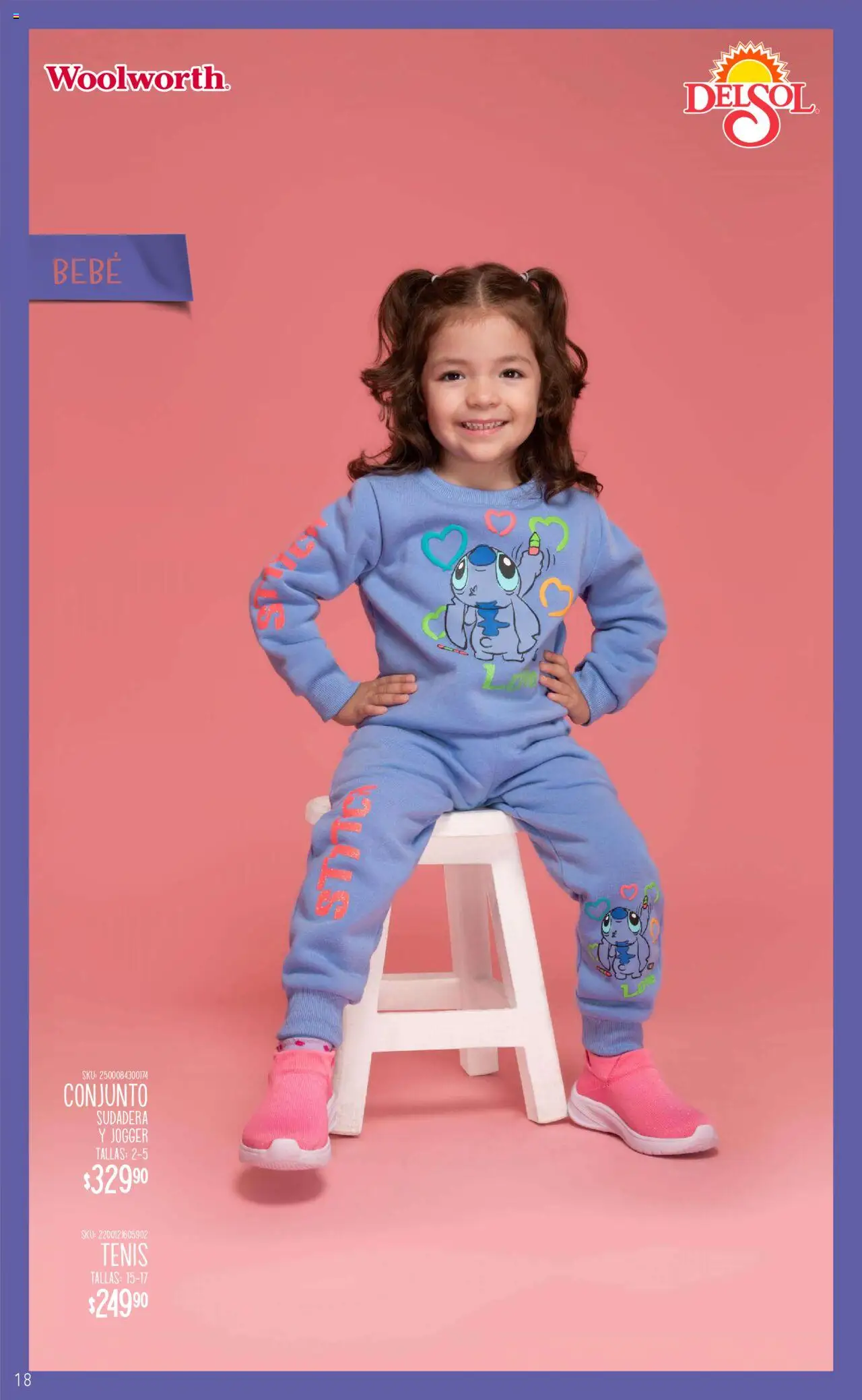 Nuevas ofertas de Del Sol y Woolworth válidas en toda la República Mexicana desde el 04.09.2025. ¡Encuentra las mejores ofertas en Del Sol y Woolworth - Catálogo Luce el Otoño! | Página: 18 | Productos: Tenis, Sudadera, Conjunto