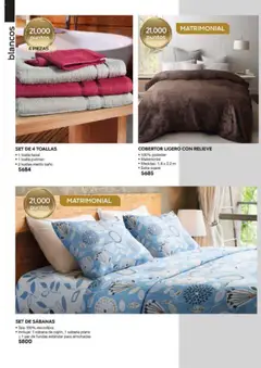 Vista previa de COBERTOR LIGERO CON RELIEVE, 100% poliéster, Matrimonial, Medidas: 1.8 x 2.2 m, Extra suave, nuevo folleto de la tienda, válido en México a partir del 13.06.2025 | Página: 24
