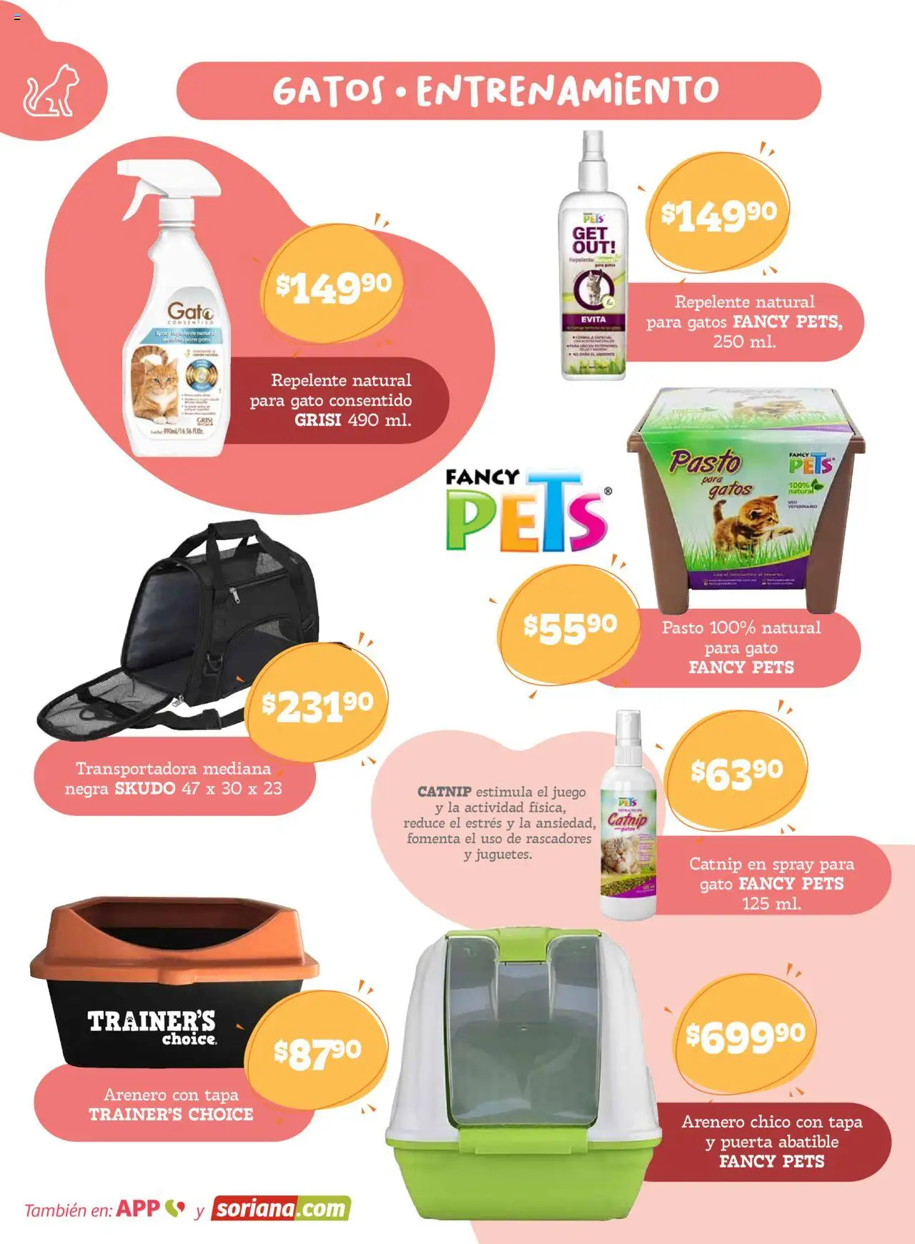 Nuevas ofertas de Soriana válidas en toda la República Mexicana desde el 14.08.2025. ¡Encuentra las mejores ofertas en Soriana - Especial Mascotas Híper Nacional! | Página: 19 | Productos: Juego, Repelente