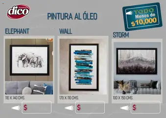 Vista previa de Muebles Dico - Catálogo TODO menos de 10000, nuevo folleto de la tienda, válido en México a partir del 25.09.2025 | Página: 69 | Productos: Pintura