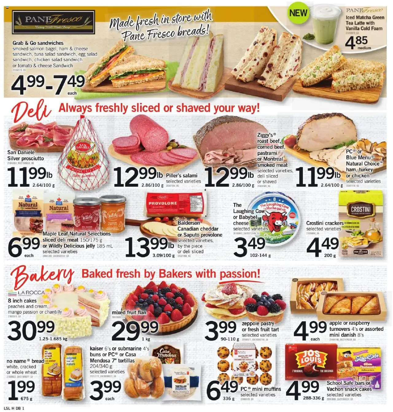Loblaws flyer valid from 28.08.2025 | Page: 5 | Products: Salad, PC, Bakery, Chocolate