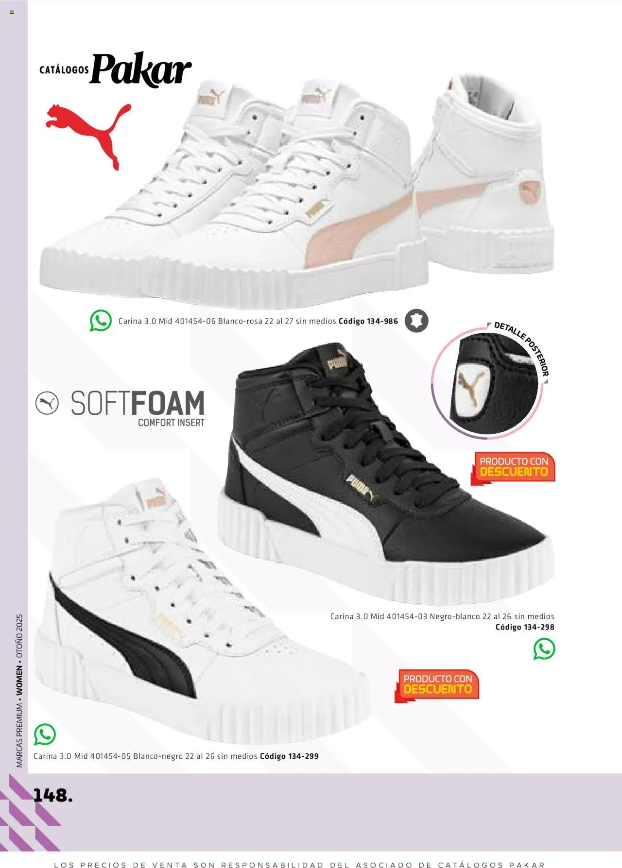 Nuevas ofertas de SC Pakar válidas en toda la República Mexicana desde el 29.08.2025. ¡Encuentra las mejores ofertas en SC Pakar - Catálogo Otoño Women! | Página: 148