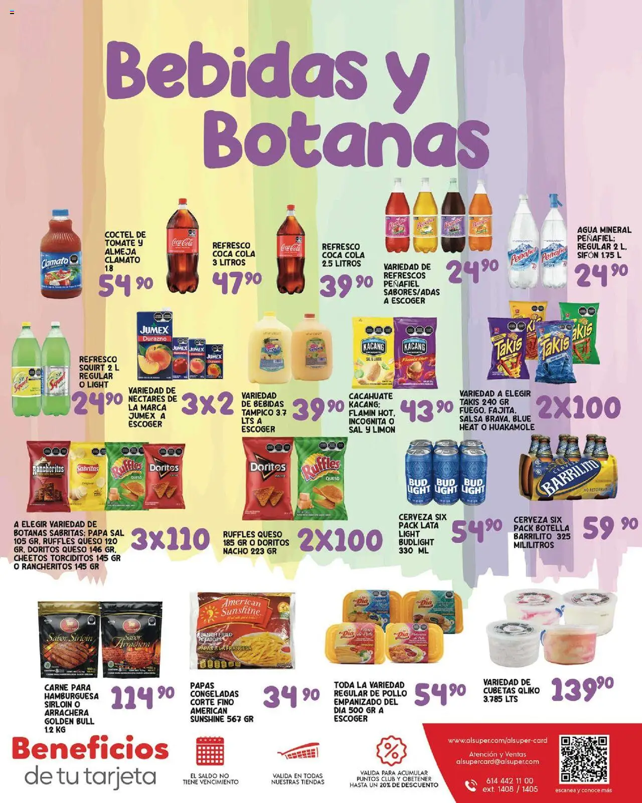 Nuevas ofertas de Alsuper válidas en toda la República Mexicana desde el 15.08.2025. ¡Encuentra las mejores ofertas en Alsuper - Folleto - Zacatecas! | Página: 7 | Productos: Pollo, Durazno, Refresco, Cacahuate
