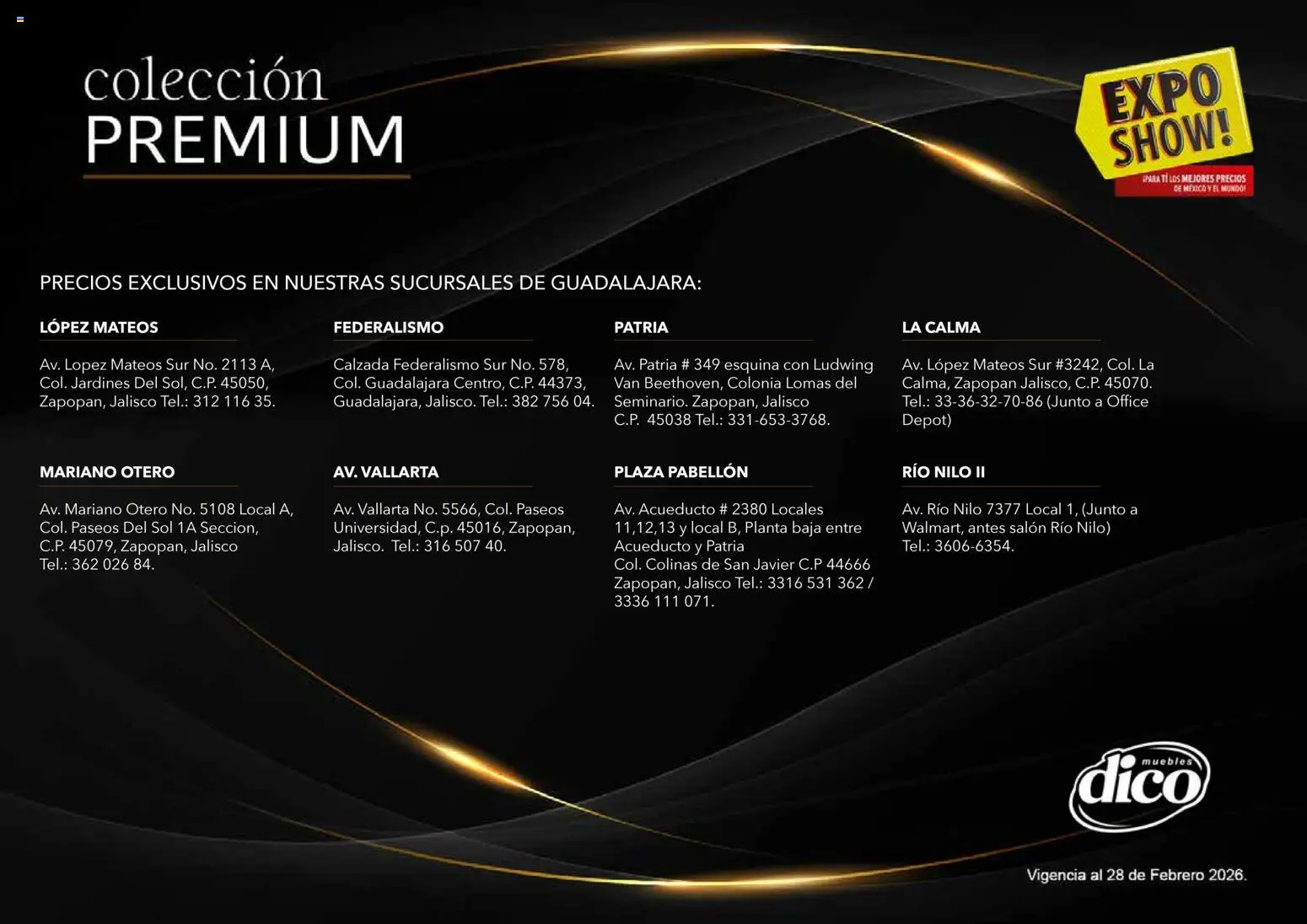 Nuevas ofertas de Muebles Dico válidas en toda la República Mexicana desde el 10.02.2026. ¡Encuentra las mejores ofertas en Muebles Dico catálogo Colección Premium! | Página: 71