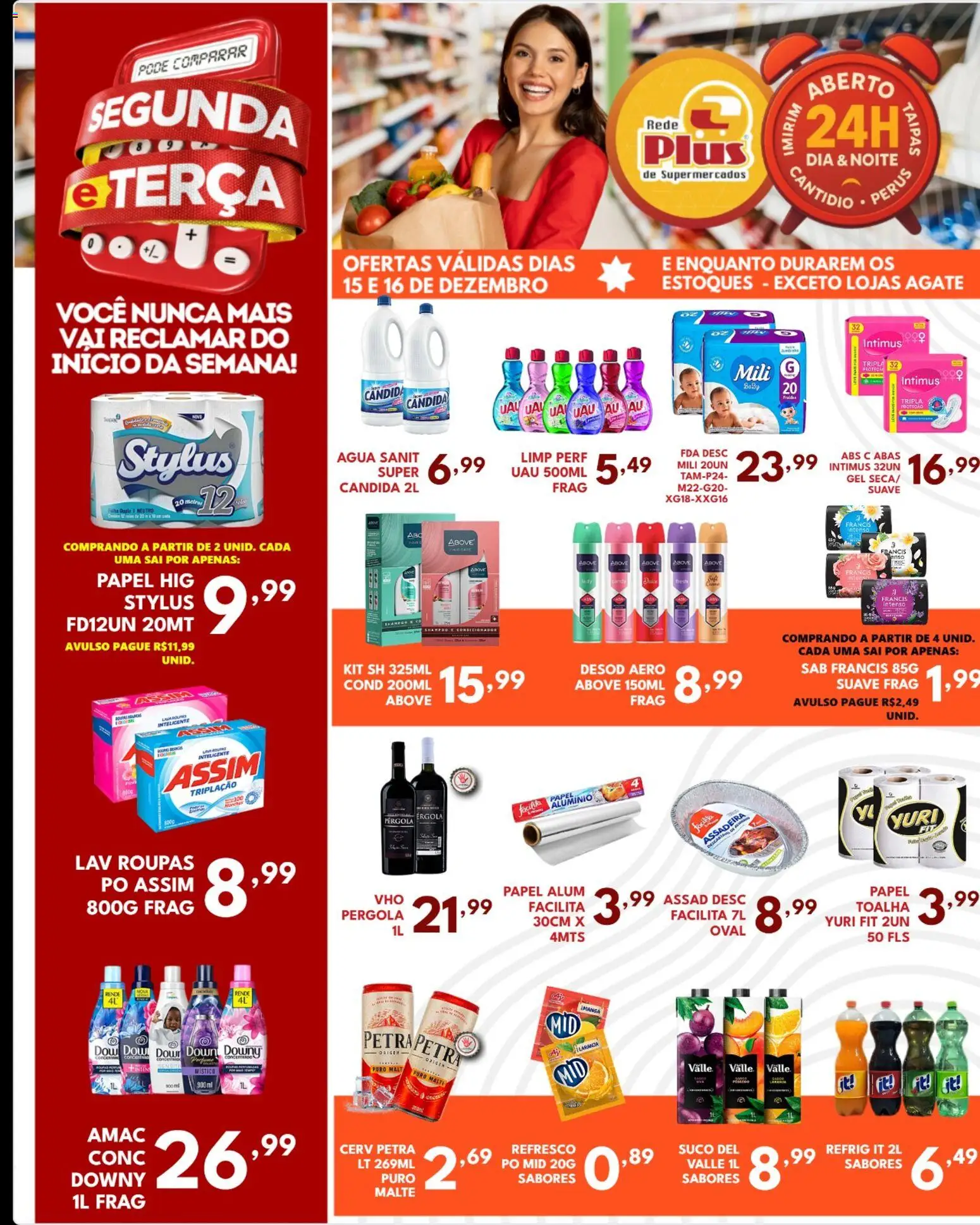 Rede Plus Supermercados Folheto - válido de 15.12.2025 | Página: 2 | Produtos: Pó, Refresco, Suco, Roupas