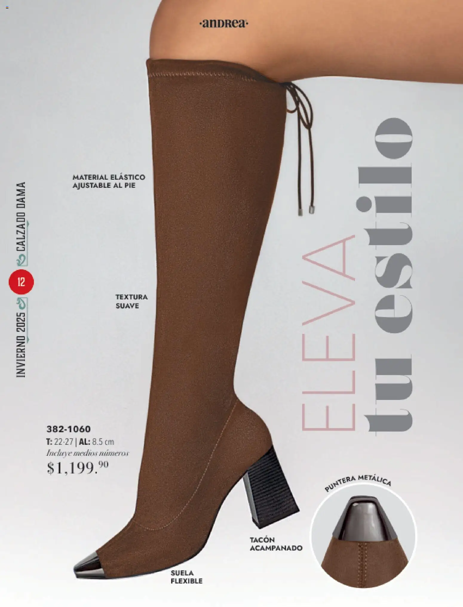 Nuevas ofertas de Andrea válidas en toda la República Mexicana desde el 26.11.2025. ¡Encuentra las mejores ofertas en Andrea catálogo Invierno! | Página: 12 | Productos: Flexible