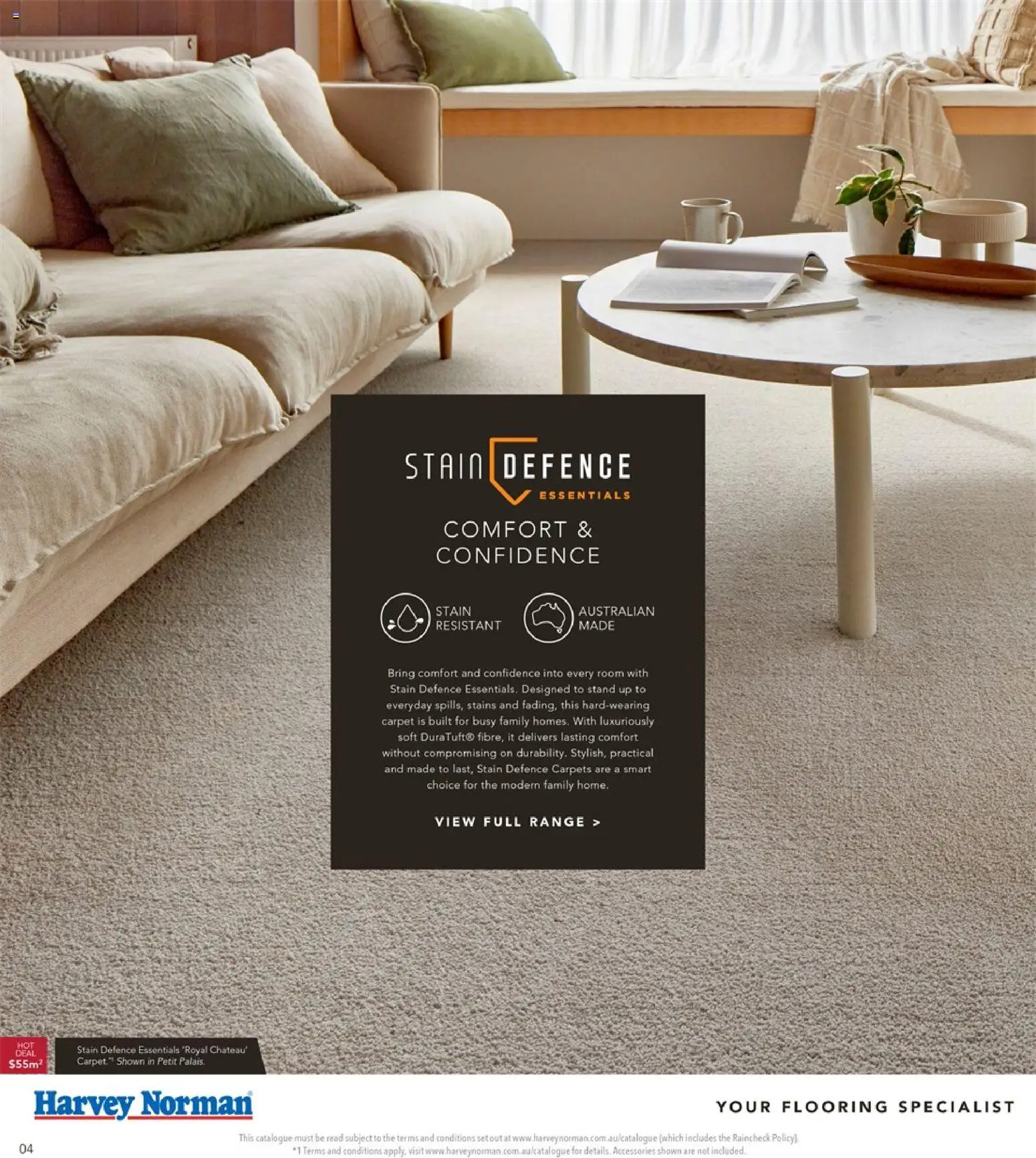 Harvey Norman catalogue - valid from 09.04.2026 | Page: 4 | Products: Carpet, Flooring, Accessories