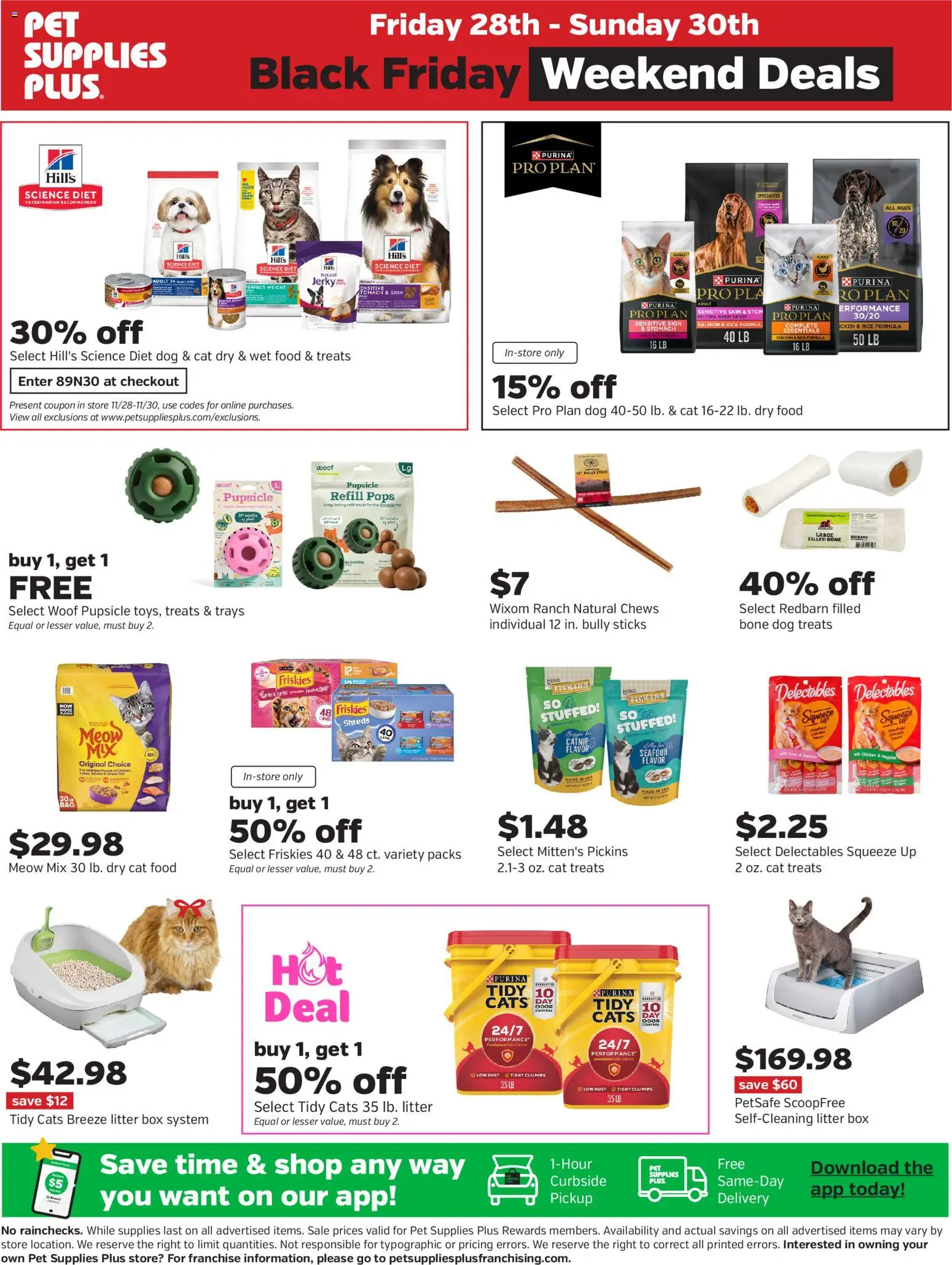 Pet Supplies Plus Black Friday - valid from 24.11.2025 | Page: 10 | Products: Box, Dog Treats, Cat Food, Seafood