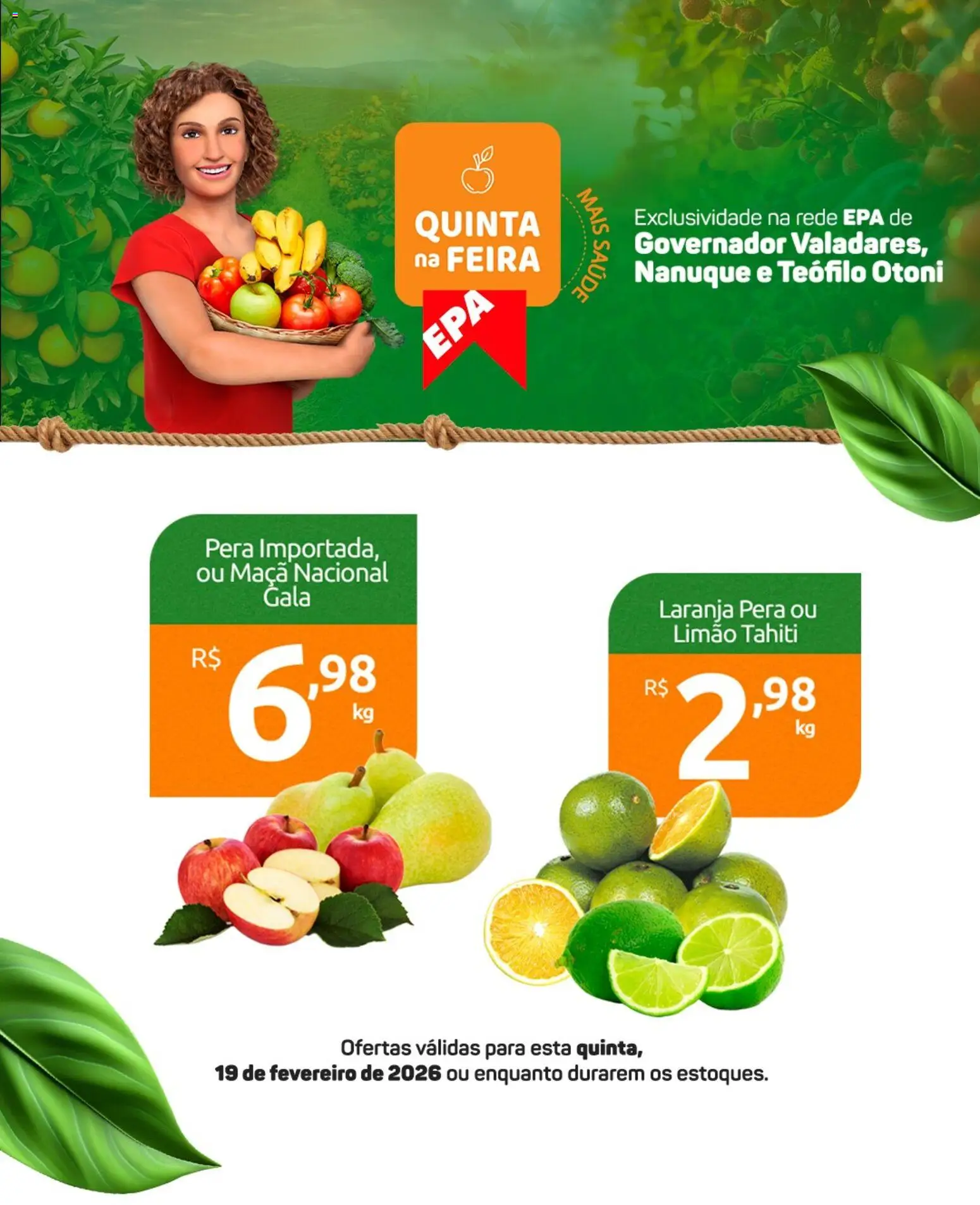 EPA Folheto - válido de 19.02.2026 | Página: 3 | Produtos: Pera