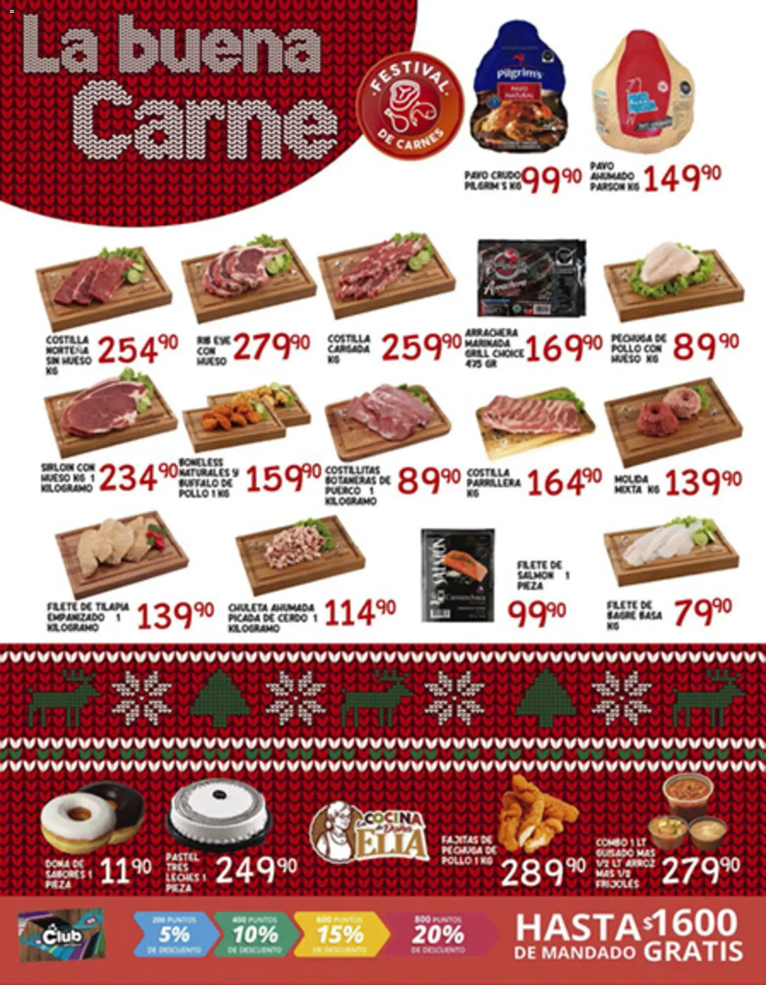 Nuevas ofertas de Alsuper válidas en toda la República Mexicana desde el 05.12.2025. ¡Encuentra las mejores ofertas en Alsuper folleto Saltillo! | Página: 2 | Productos: Pollo, Pastel, Cerdo, Cocina