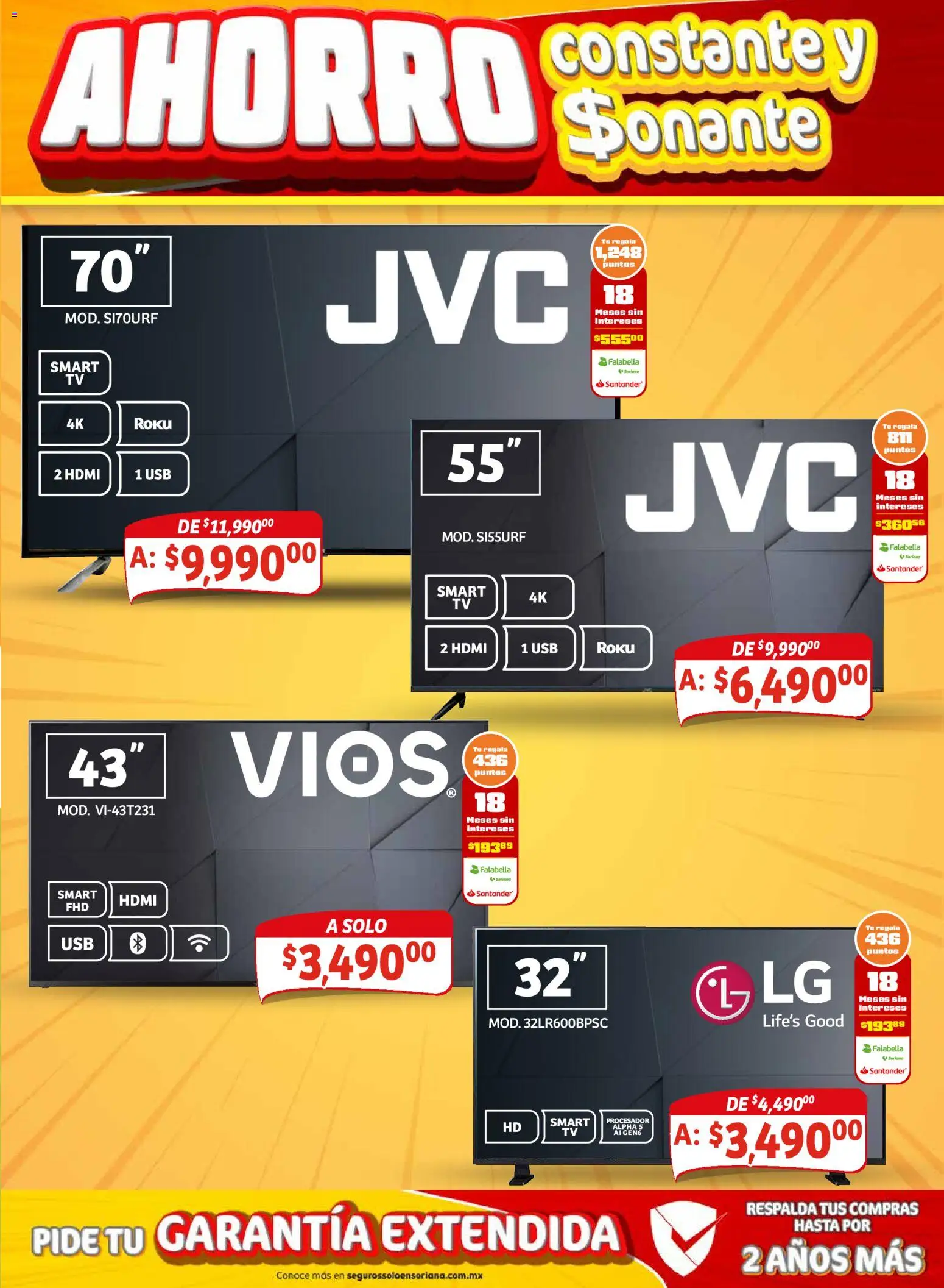 Nuevas ofertas de Soriana válidas en toda la República Mexicana desde el 12.02.2026. ¡Encuentra las mejores ofertas en Soriana - Pesito Valedor Mercado: Nay, Sin, Son! | Página: 23 | Productos: Usb, Té