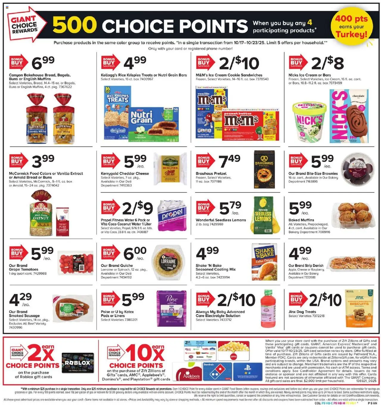 Giant Weekly Ad - valid from 17.10.2025 | Page: 7 | Products: Dog Treats, Tomatoes, Rice, Bag